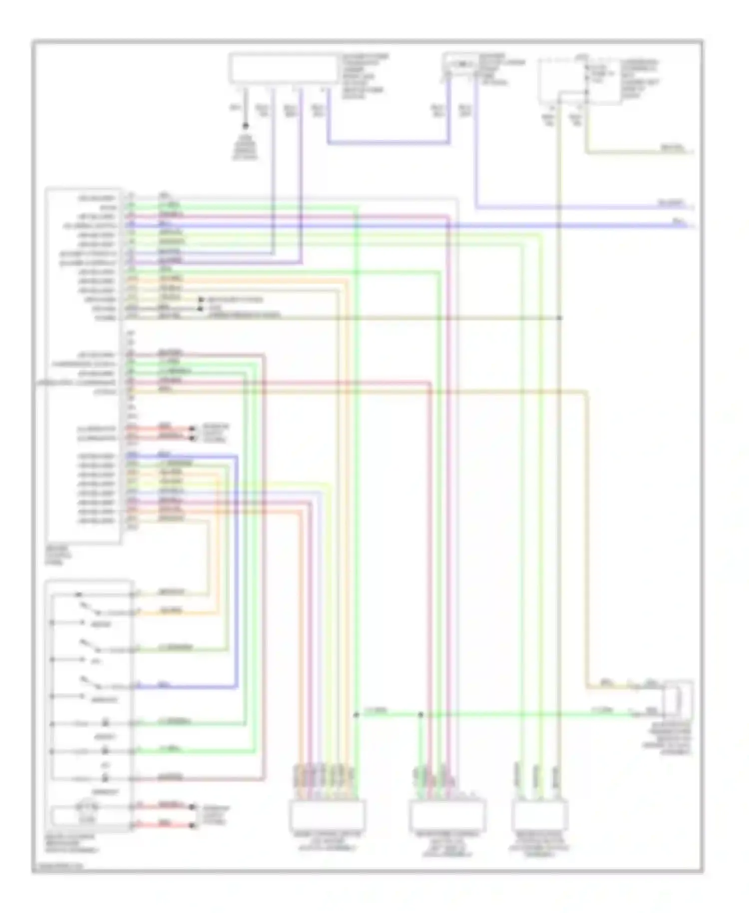 Civic Honda VII (2000-2003): Manual a/c circuit (1 of 2)