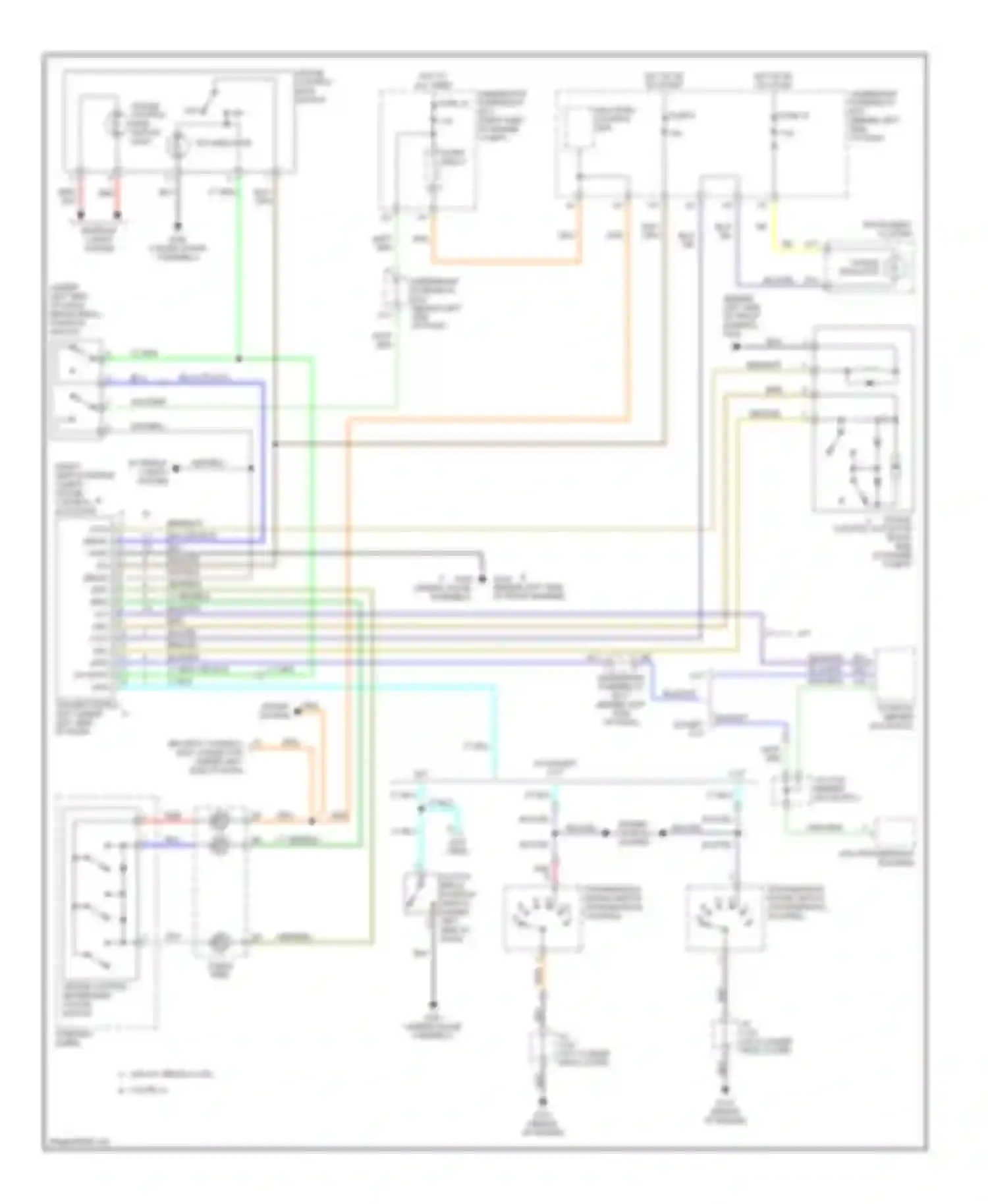 Civic Honda VII (2000-2003): Cruise control circuit
