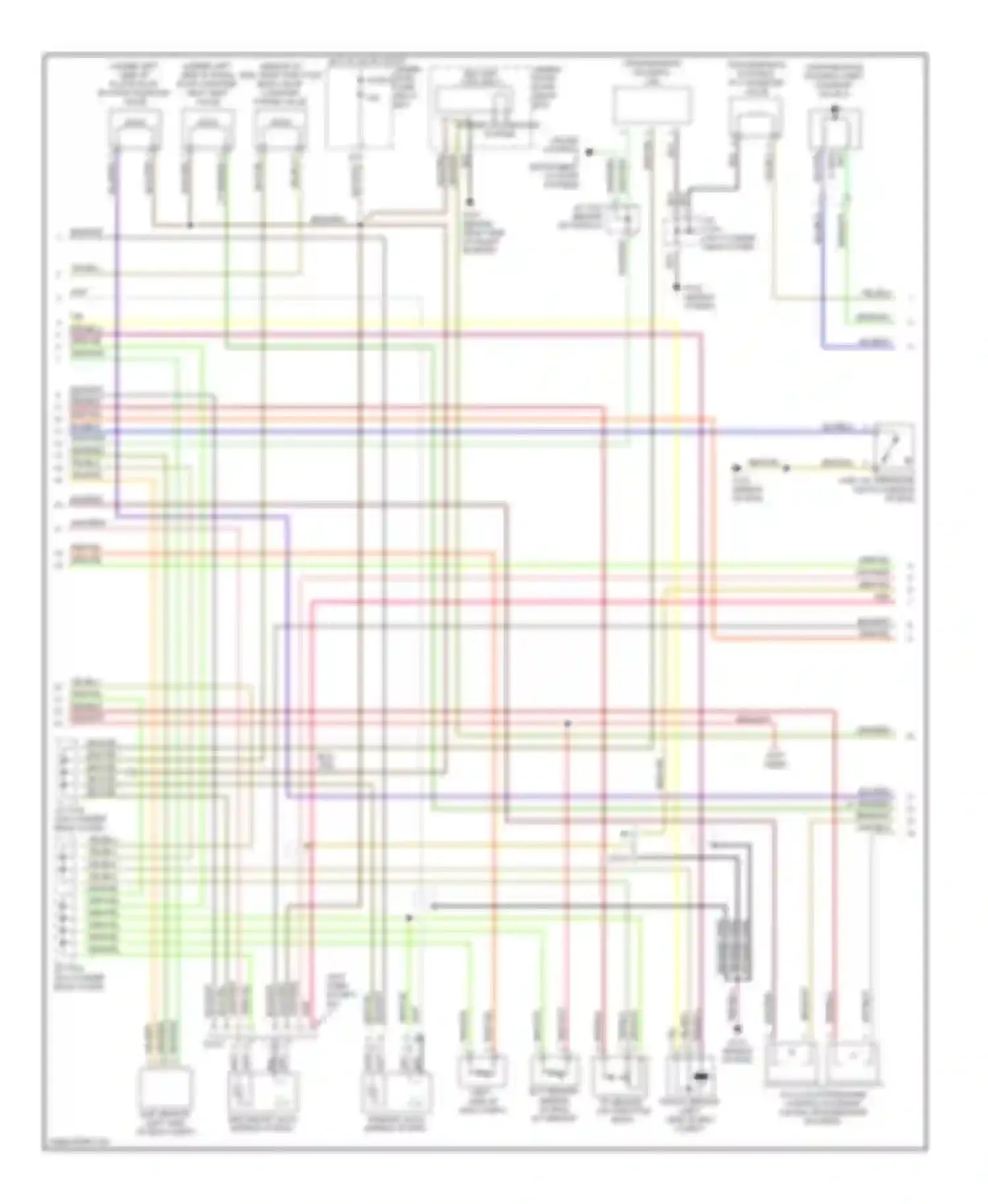 Civic Honda VII (2000-2003): Wiring diagram engine performance 1.7ls, except hx & gx (2 of 3)