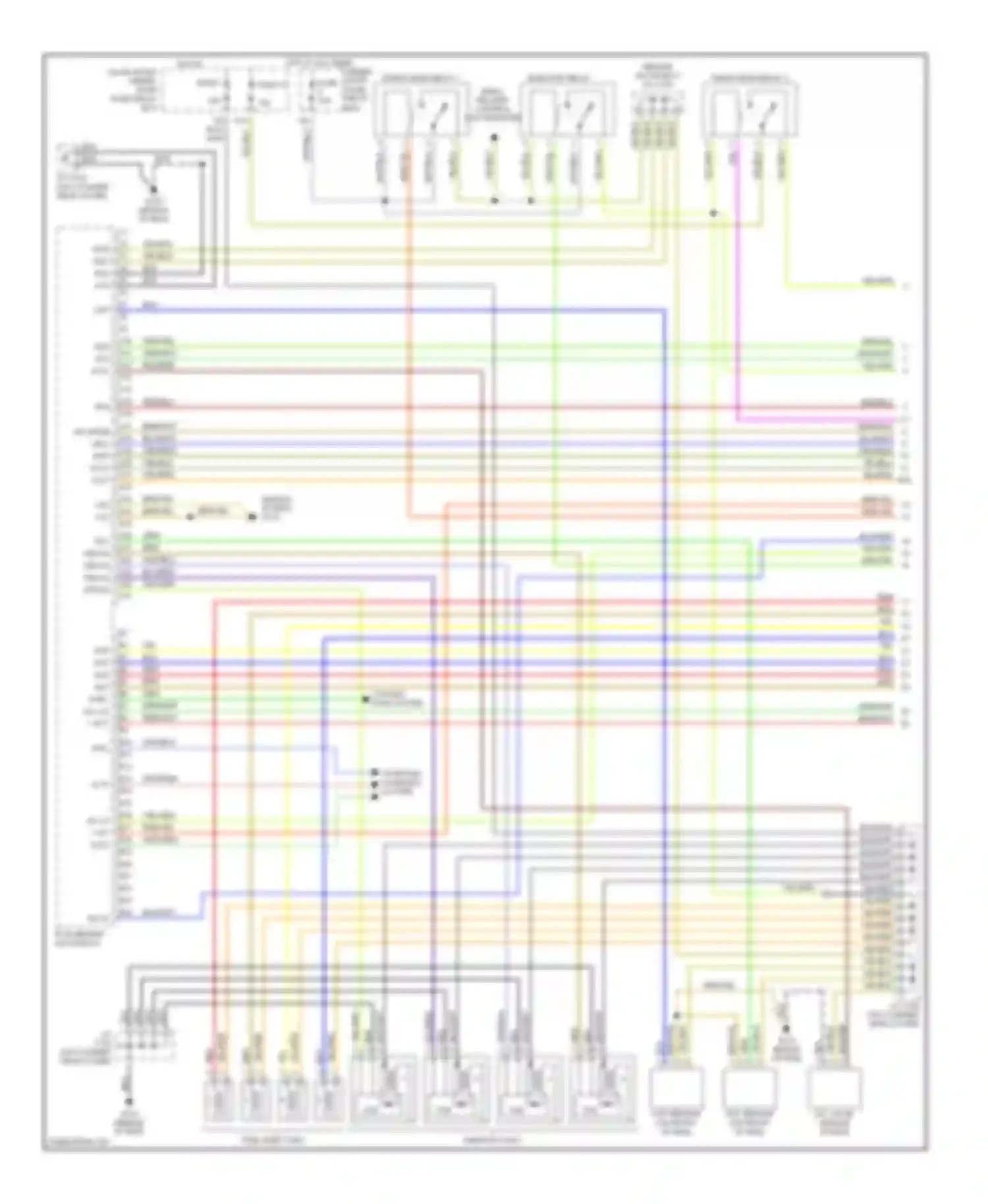 Civic Honda VII (2000-2003): Wiring diagram engine performance 1.7ls, gx (1 of 3)