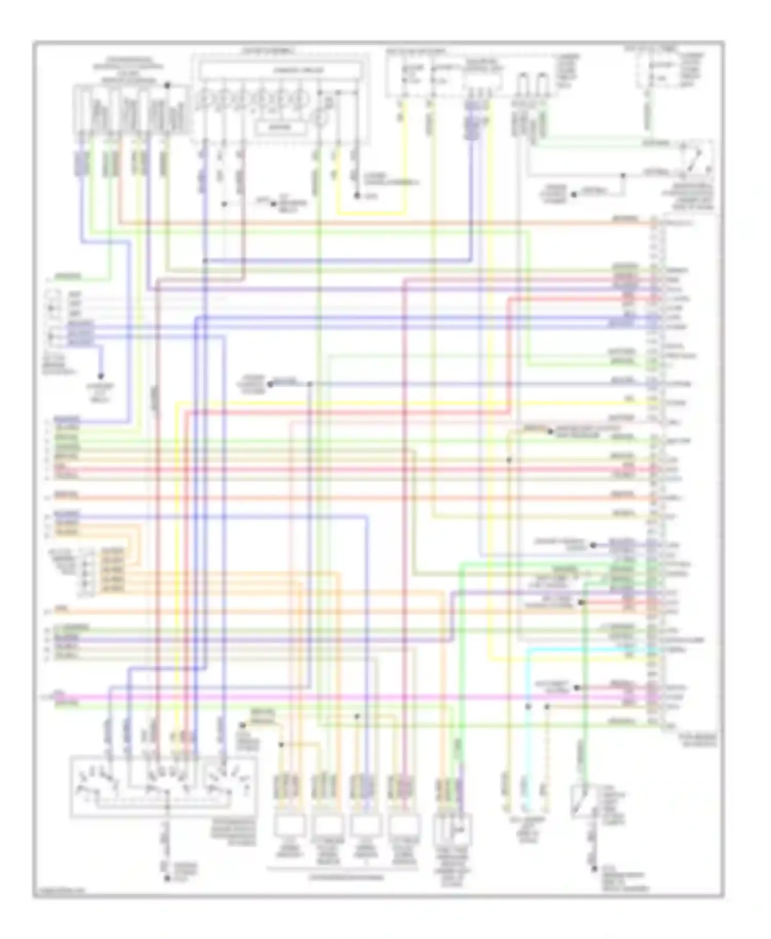 Civic Honda VII (2000-2003): Wiring diagram engine performance 1.7ls, gx (3 of 3)