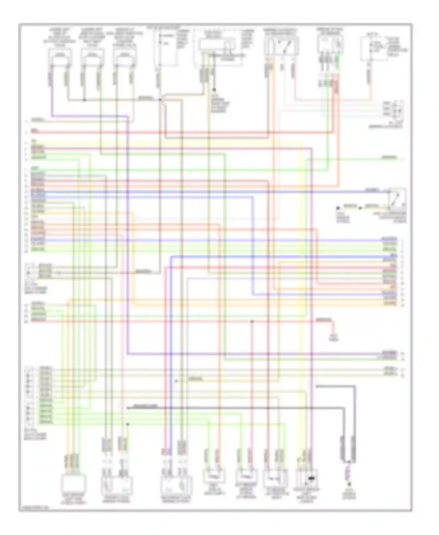 Civic Honda VII (2000-2003): Wiring diagram engine performance 1.7ls, hx a/t (2 of 3)