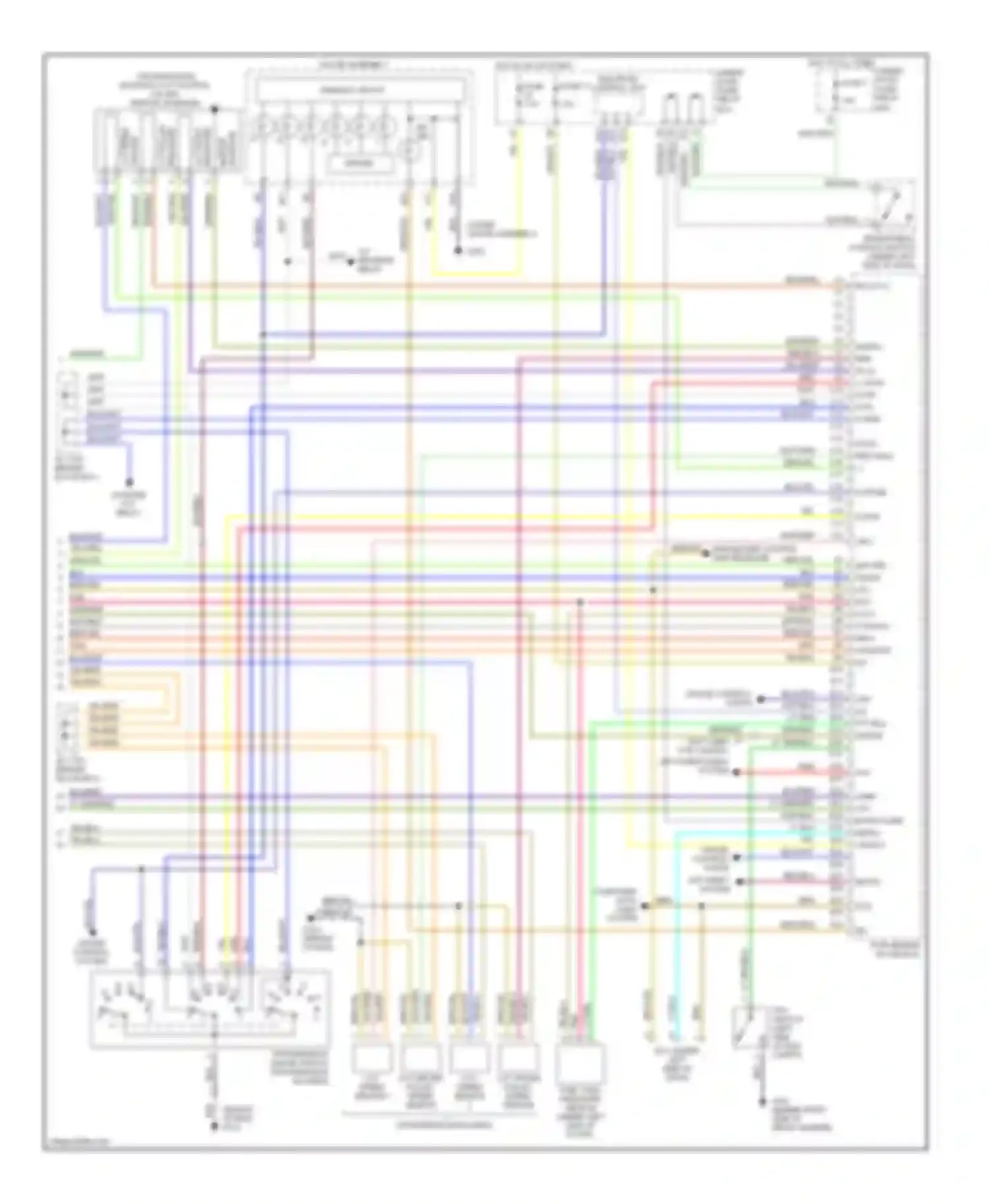 Civic Honda VII (2000-2003): Wiring diagram engine performance 1.7ls, hx a/t (3 of 3)