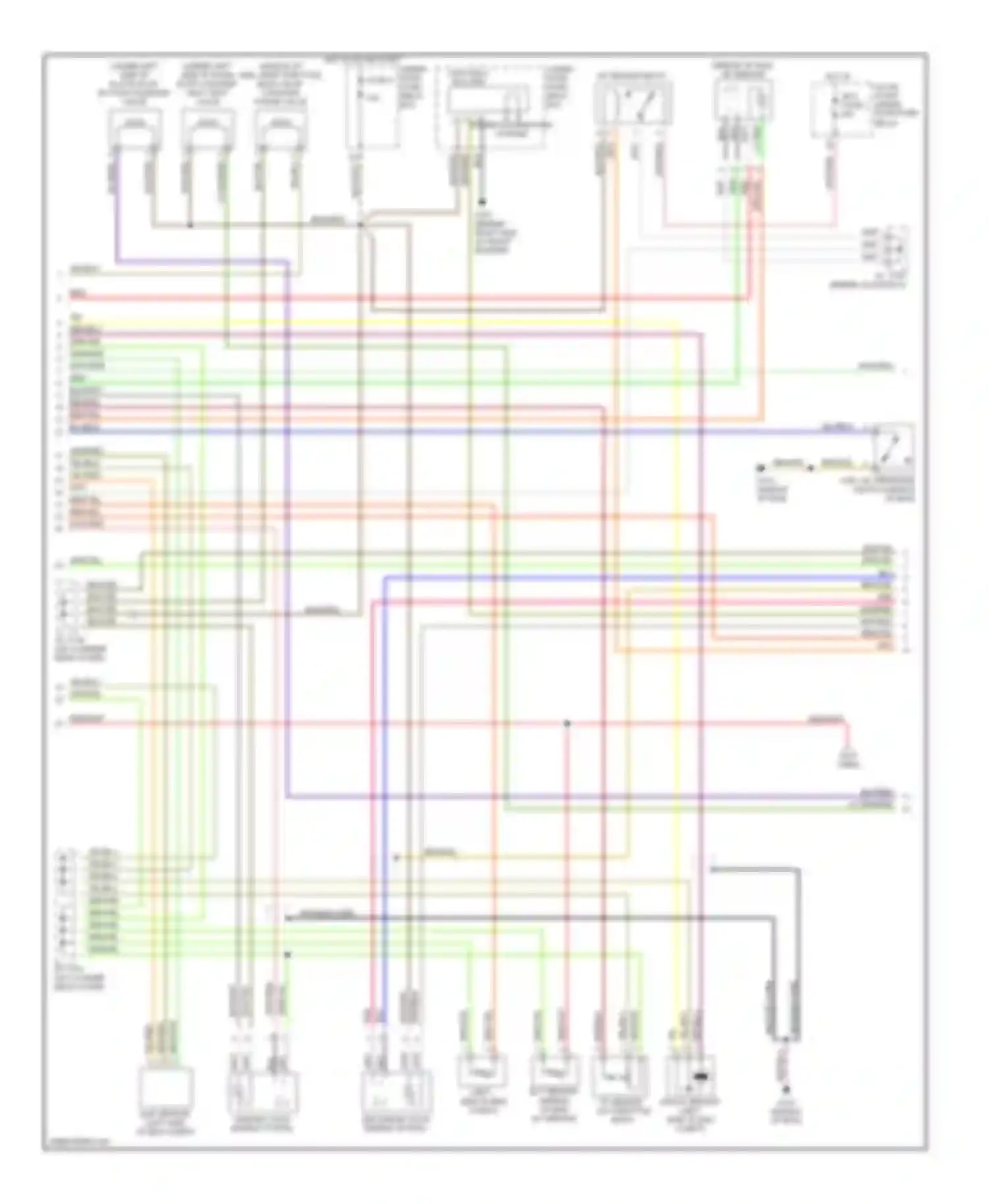 Civic Honda VII (2000-2003): Wiring diagram engine performance 1.7ls, hx m/t (2 of 3)