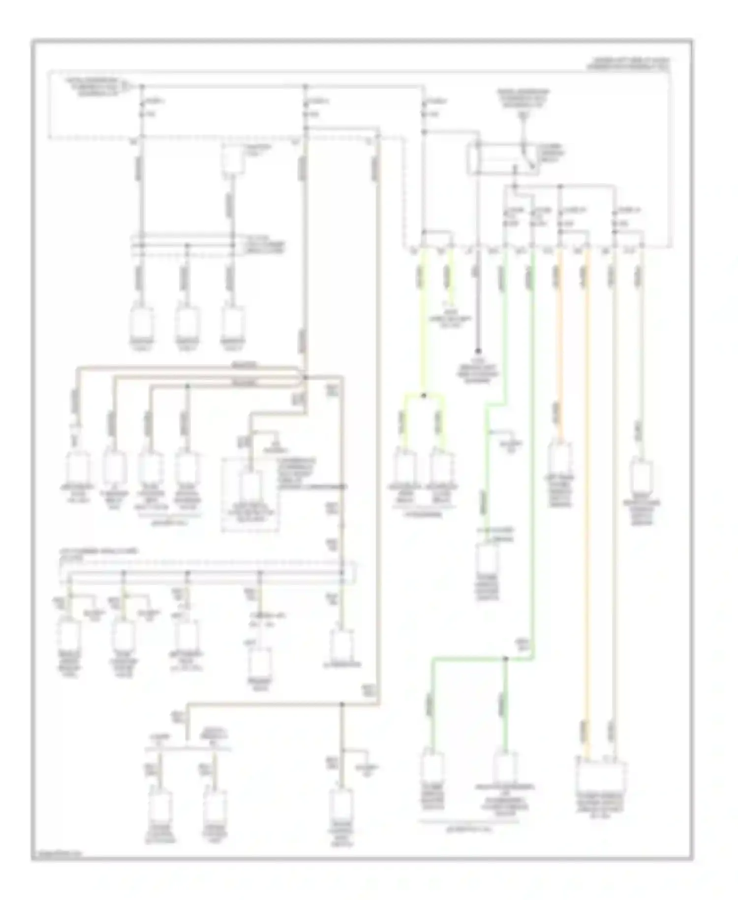 Civic Honda VII (2000-2003): Power distribution circuit (4 of 4)