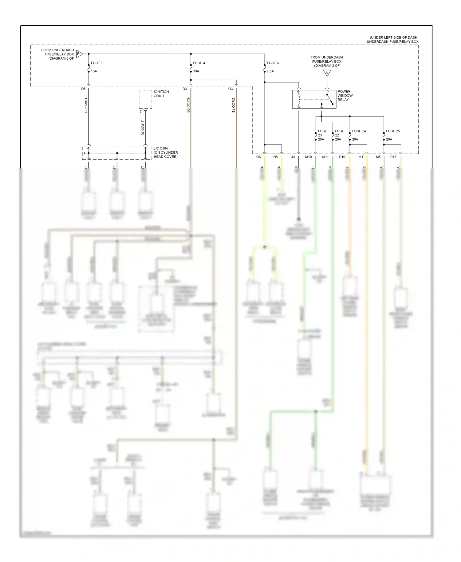 Wiring diagram blk org/ for Honda Civic VII (2000-2003) (1 of 1)