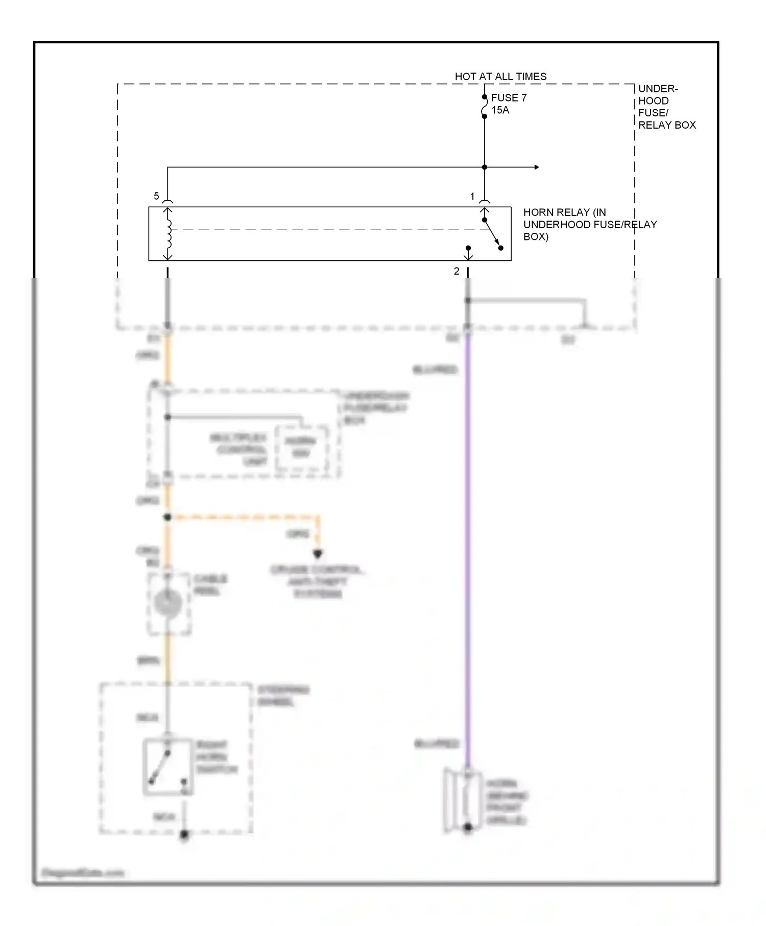 Wiring diagram brn for Honda Civic VII (2000-2003) (14 of 23)