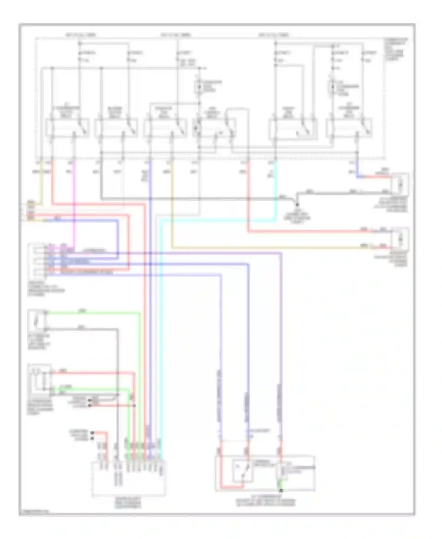 Civic Honda VIII facelift (2008-2011): Manual a/c circuit, except hybrid (2 of 2)