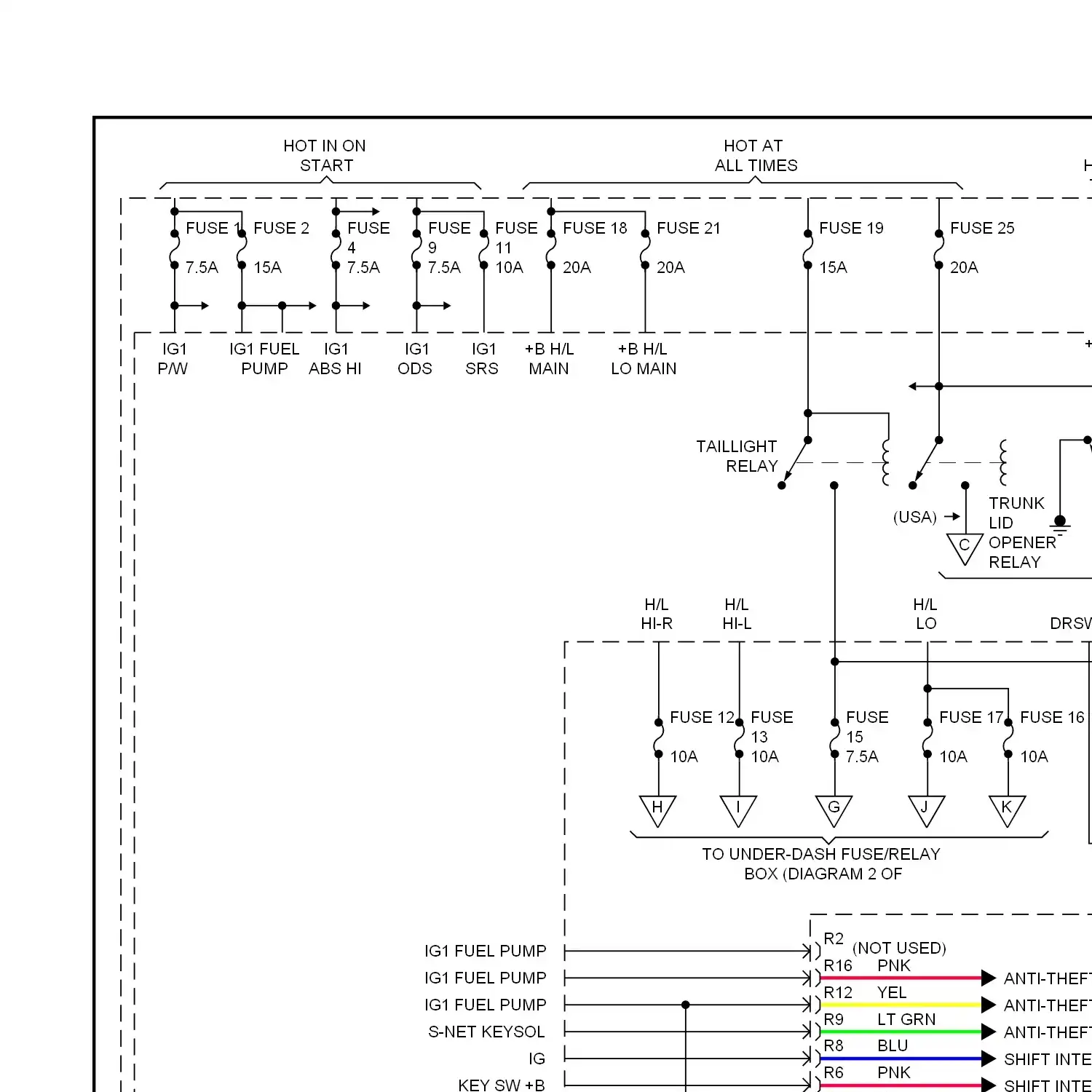 demo - Body control modules circuit, hybrid (1 of 2) Body control modules circuit, hybrid (1 of 2)
