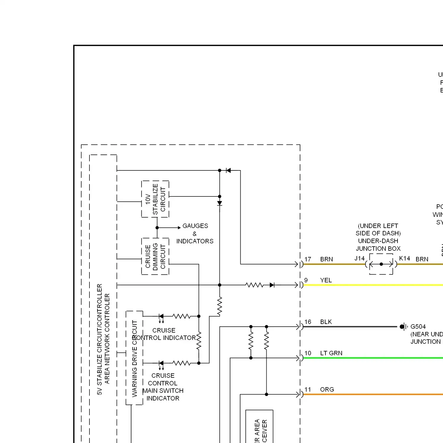 demo - Cruise control circuit, except hybrid (1 of 2) Cruise control circuit, except hybrid (1 of 2)