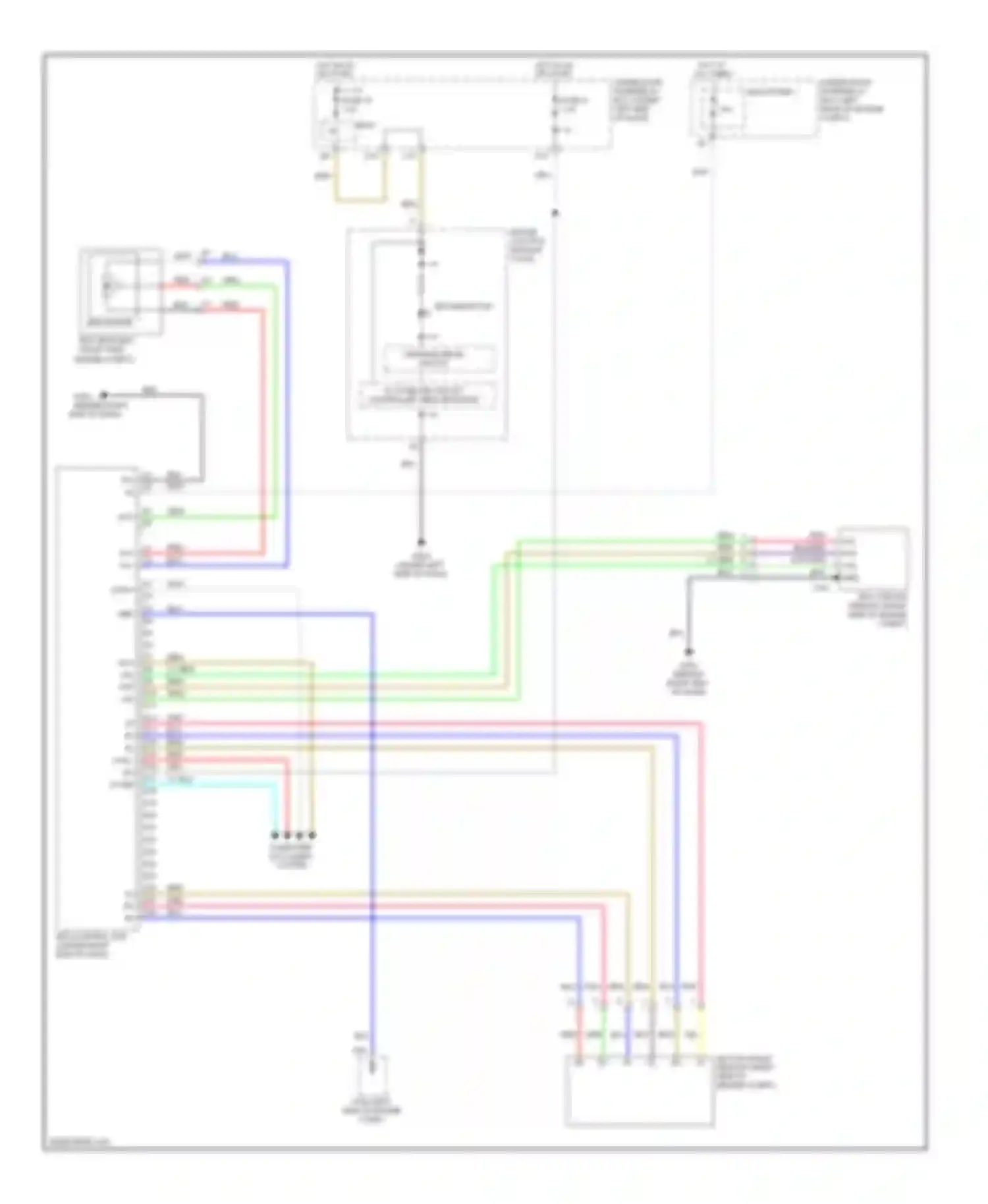 Civic Honda VIII facelift (2008-2011): Electronic power steering circuit, hybrid