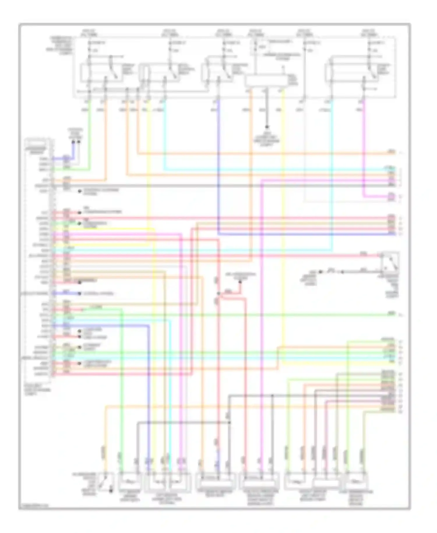 Civic Honda VIII facelift (2008-2011): Wiring diagram engine performance 1.8l, gx (1 of 5)