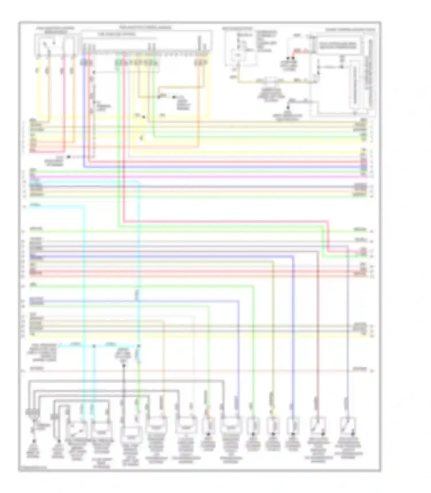 Civic Honda VIII facelift (2008-2011): Wiring diagram engine performance 1.8l, gx (4 of 5)