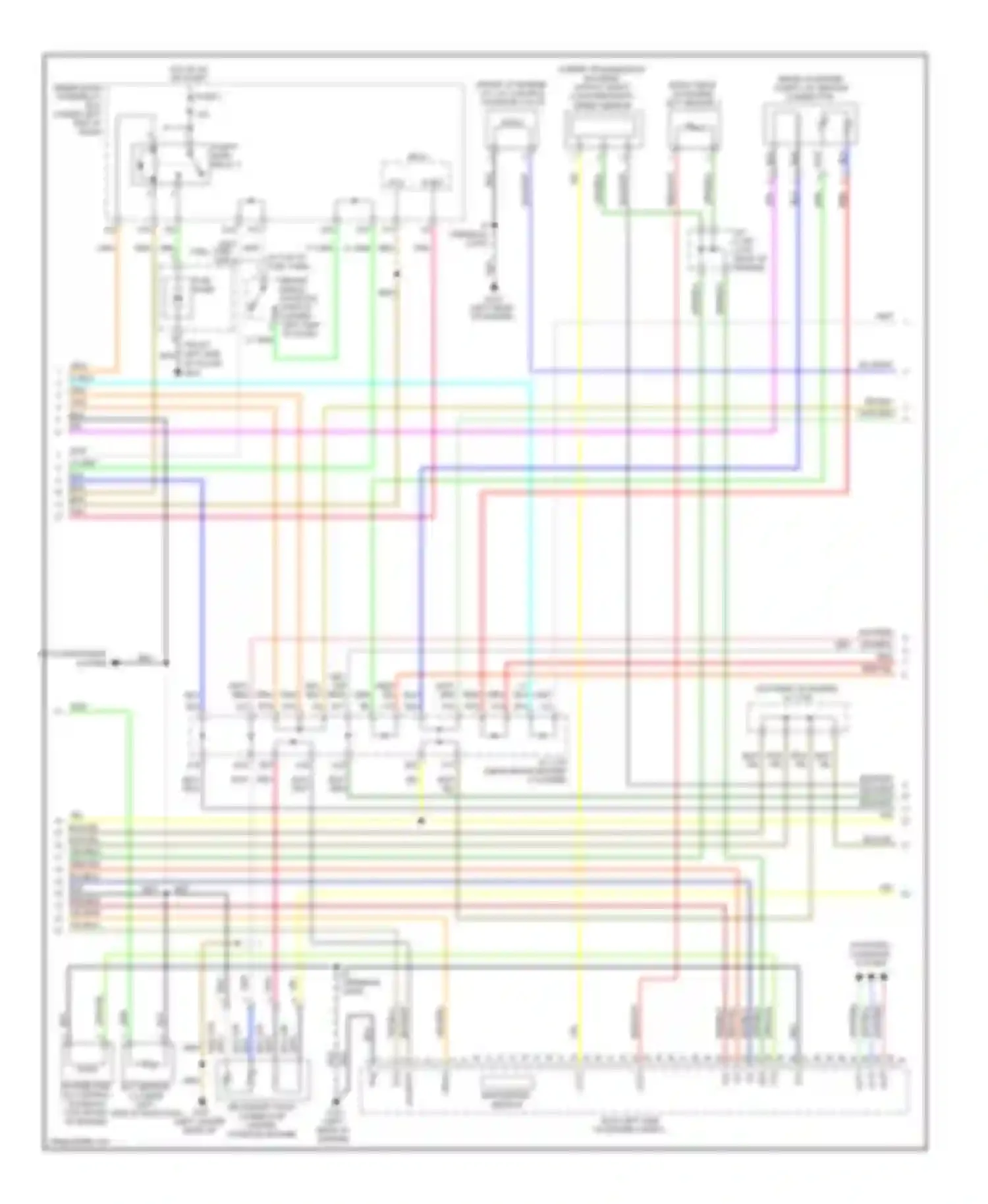Civic Honda VIII facelift (2008-2011): Wiring diagram engine performance 2.0l (2 of 3)