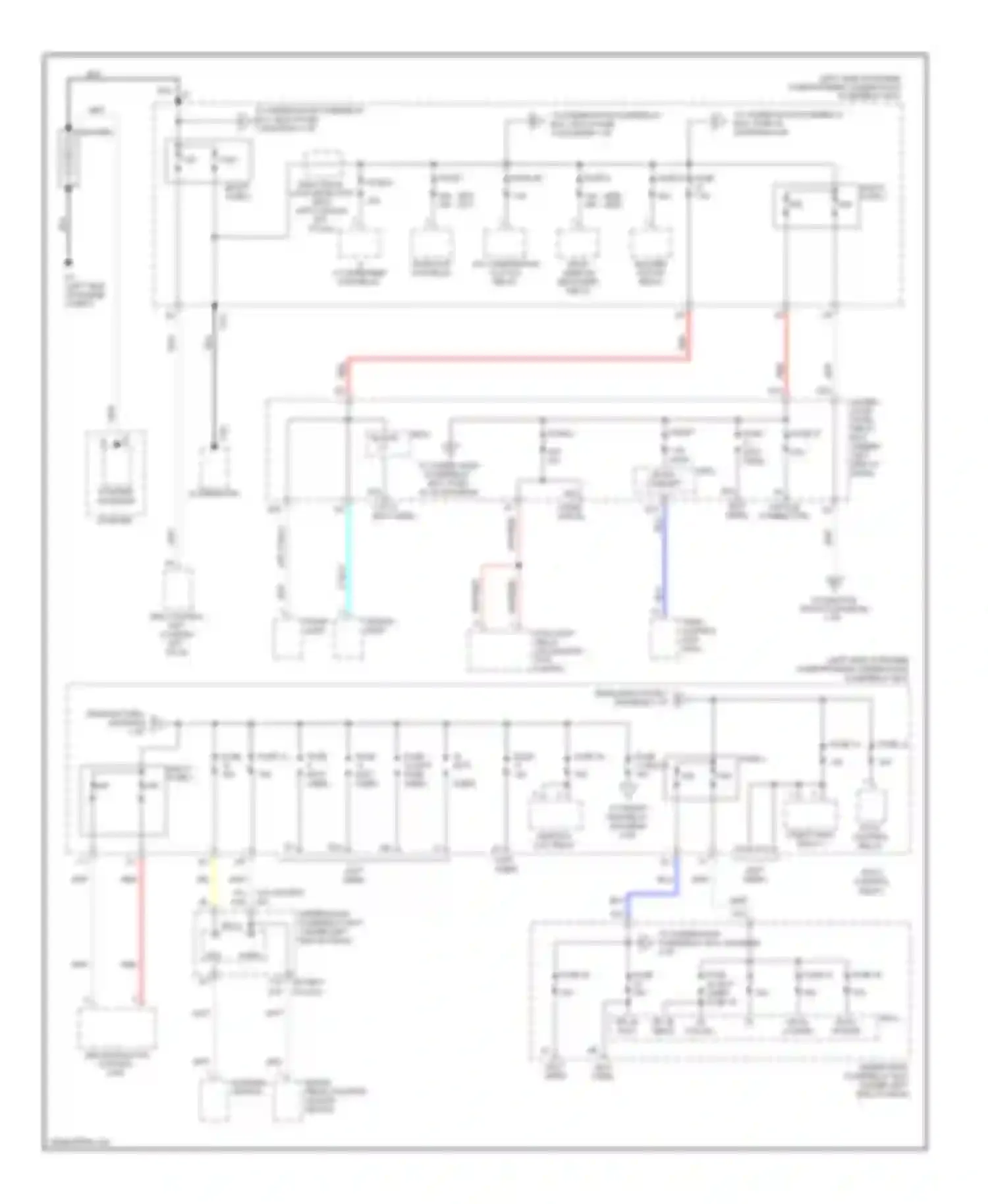 Civic Honda VIII facelift (2008-2011): Power distribution circuit, dx models (1 of 5)