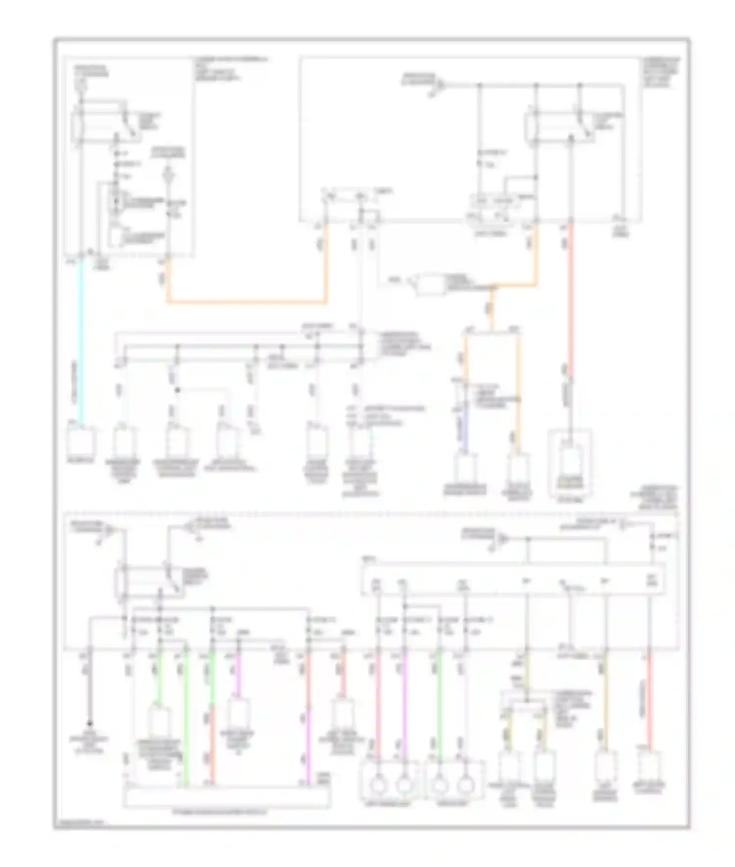 Civic Honda VIII facelift (2008-2011): Power distribution circuit, dx models (4 of 5)