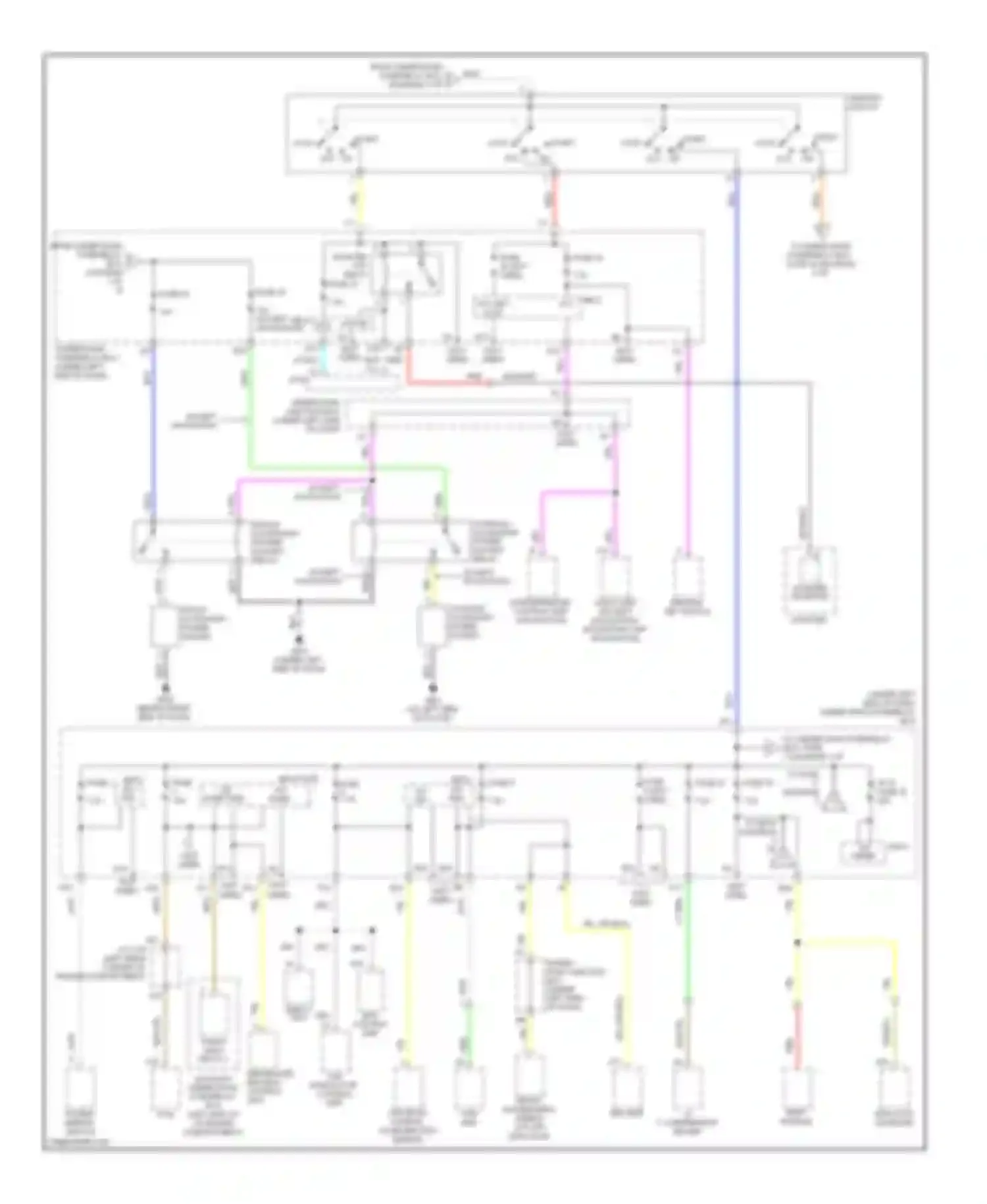 Civic Honda VIII facelift (2008-2011): Power distribution circuit, hybrid (2 of 5)