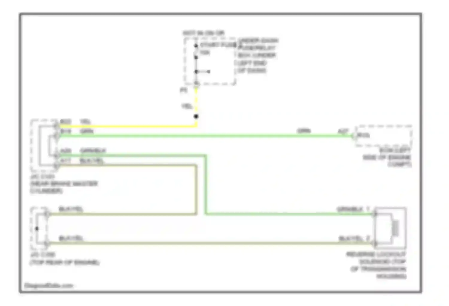 Civic Honda VIII facelift (2008-2011): Reverse lockout circuit, except hybrid