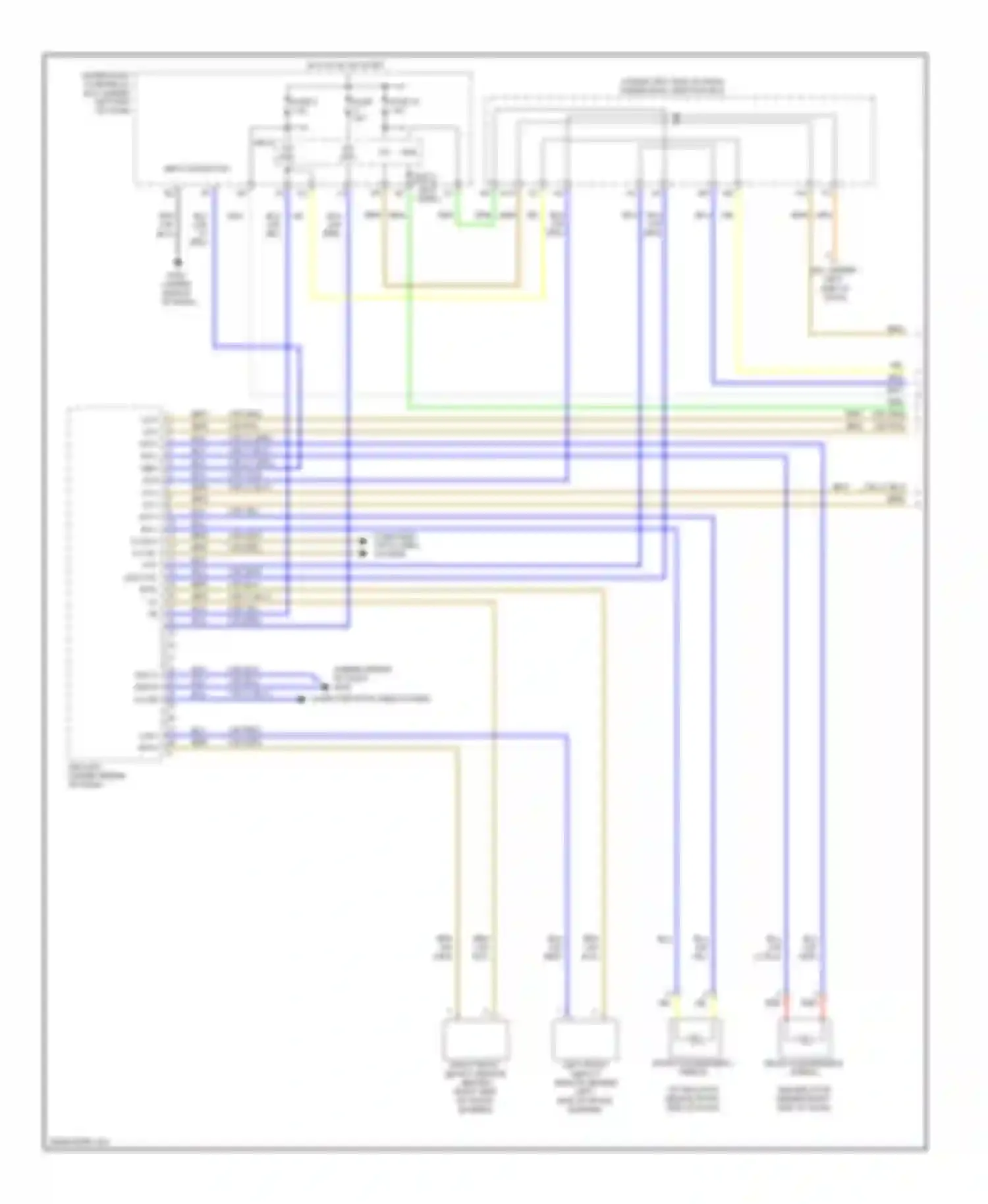 Civic Honda VIII facelift (2008-2011): Supplemental restraints circuit, hybrid (1 of 4)
