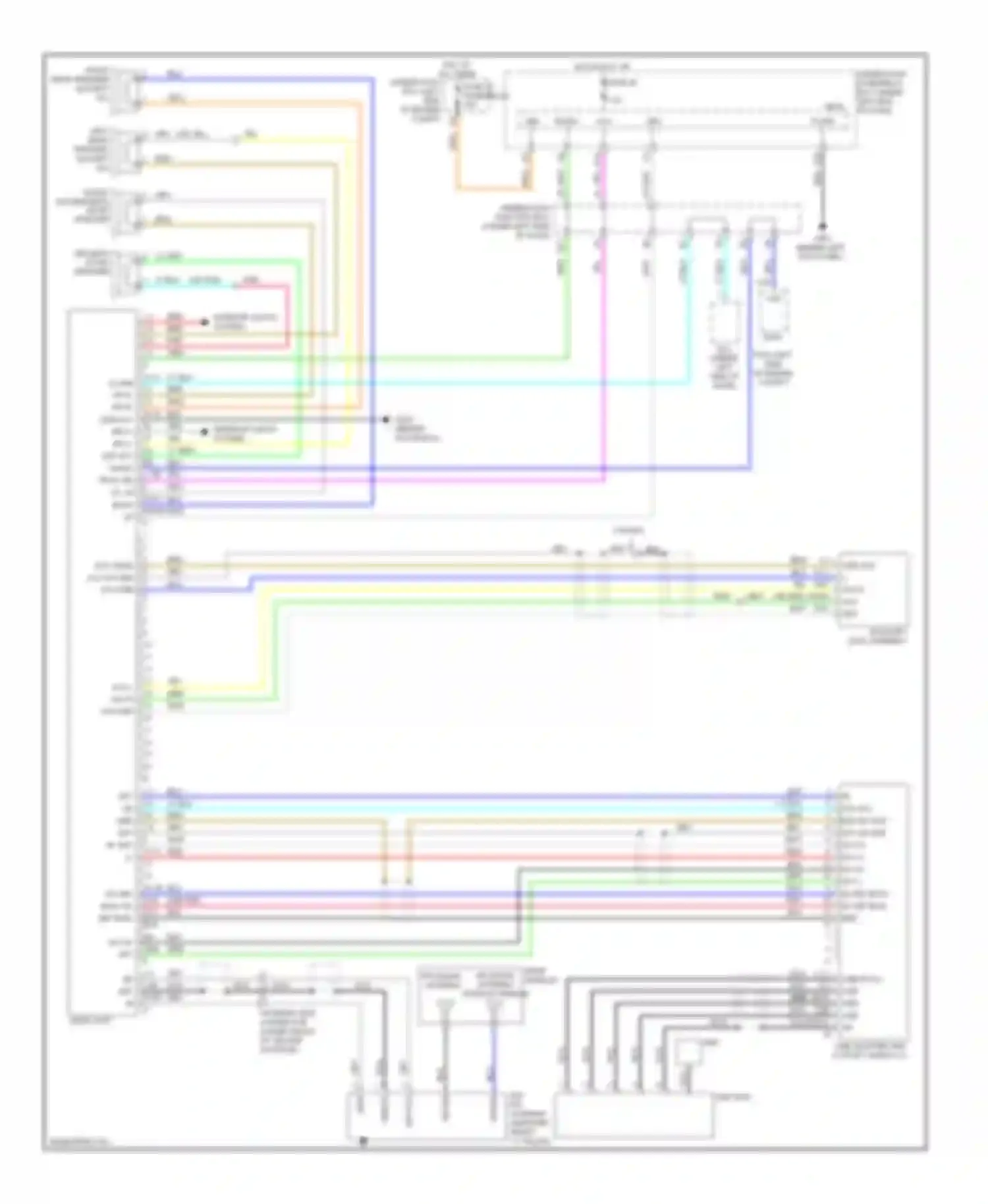 Wiring diagram 1 2 3 4 5 usb vbus usb data- usb data+ usb gnd usb sh for Honda Civic VIII facelift (2008-2011) (4 of 5)