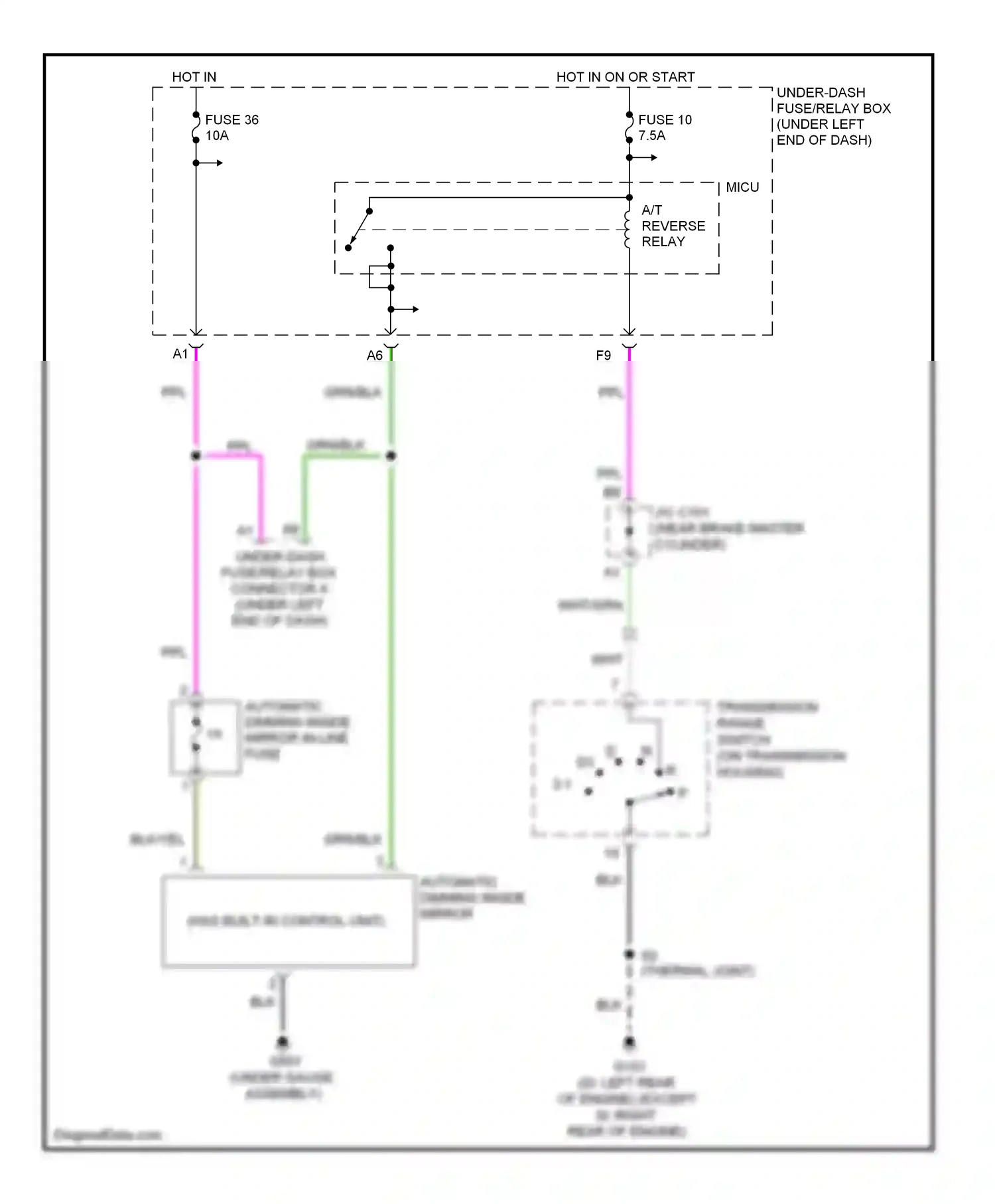 Wiring diagram +2 -1 for Honda Civic VIII facelift (2008-2011) (1 of 10)
