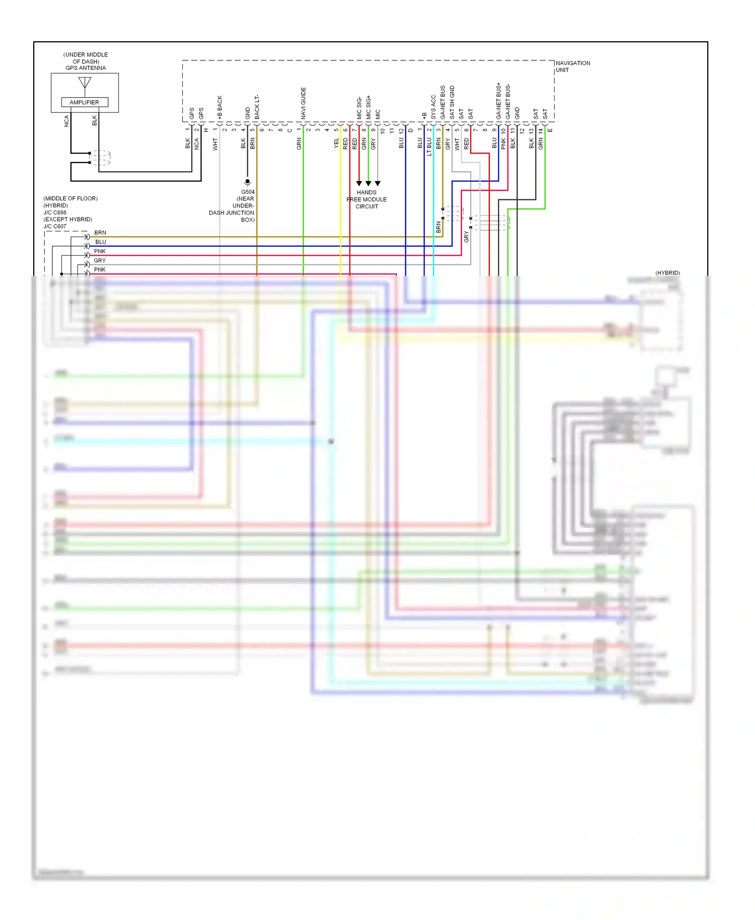 Wiring diagram +b back up for Honda Civic VIII facelift (2008-2011) (1 of 4)