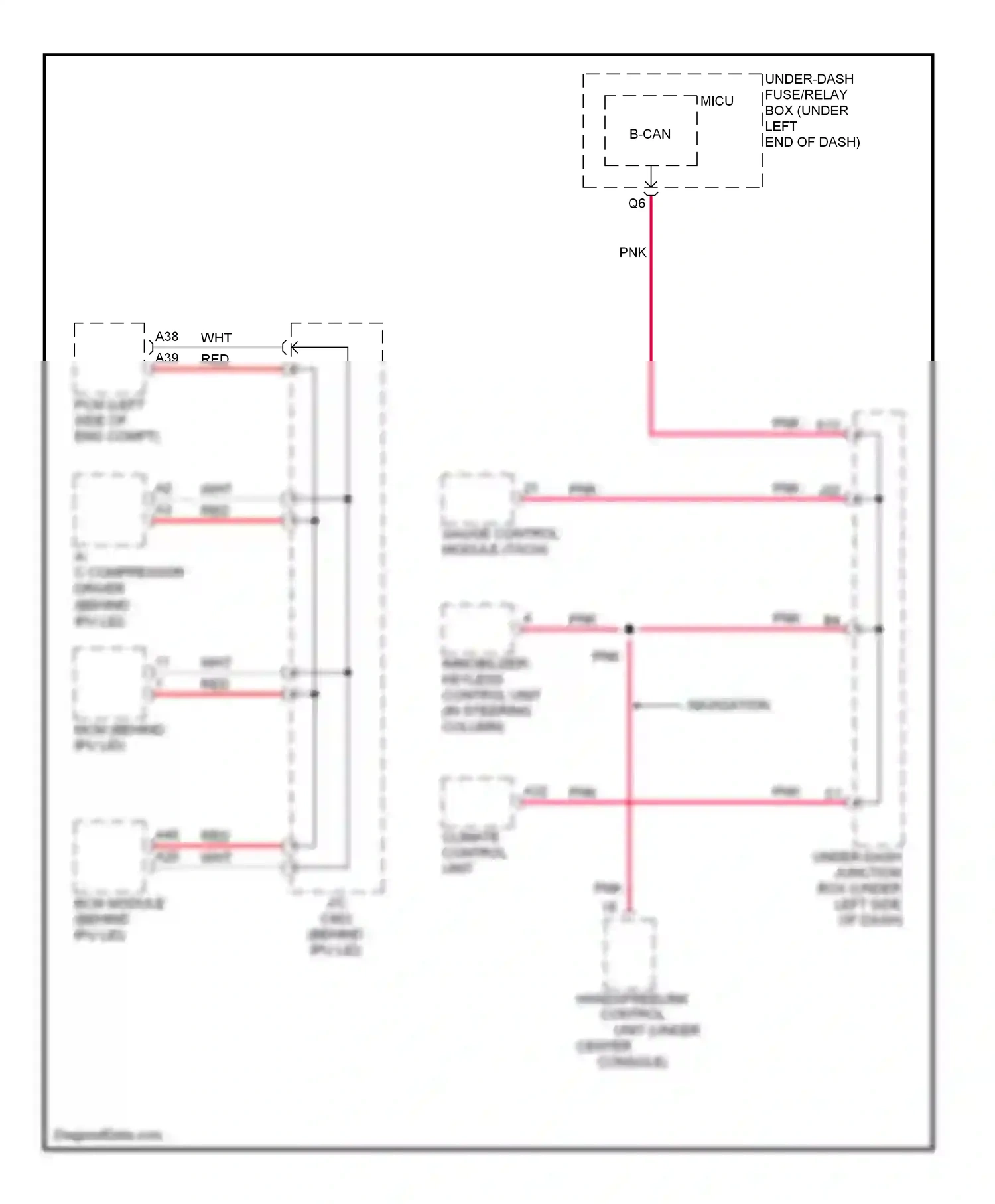 Wiring diagram b-can for Honda Civic VIII facelift (2008-2011) (8 of 12)
