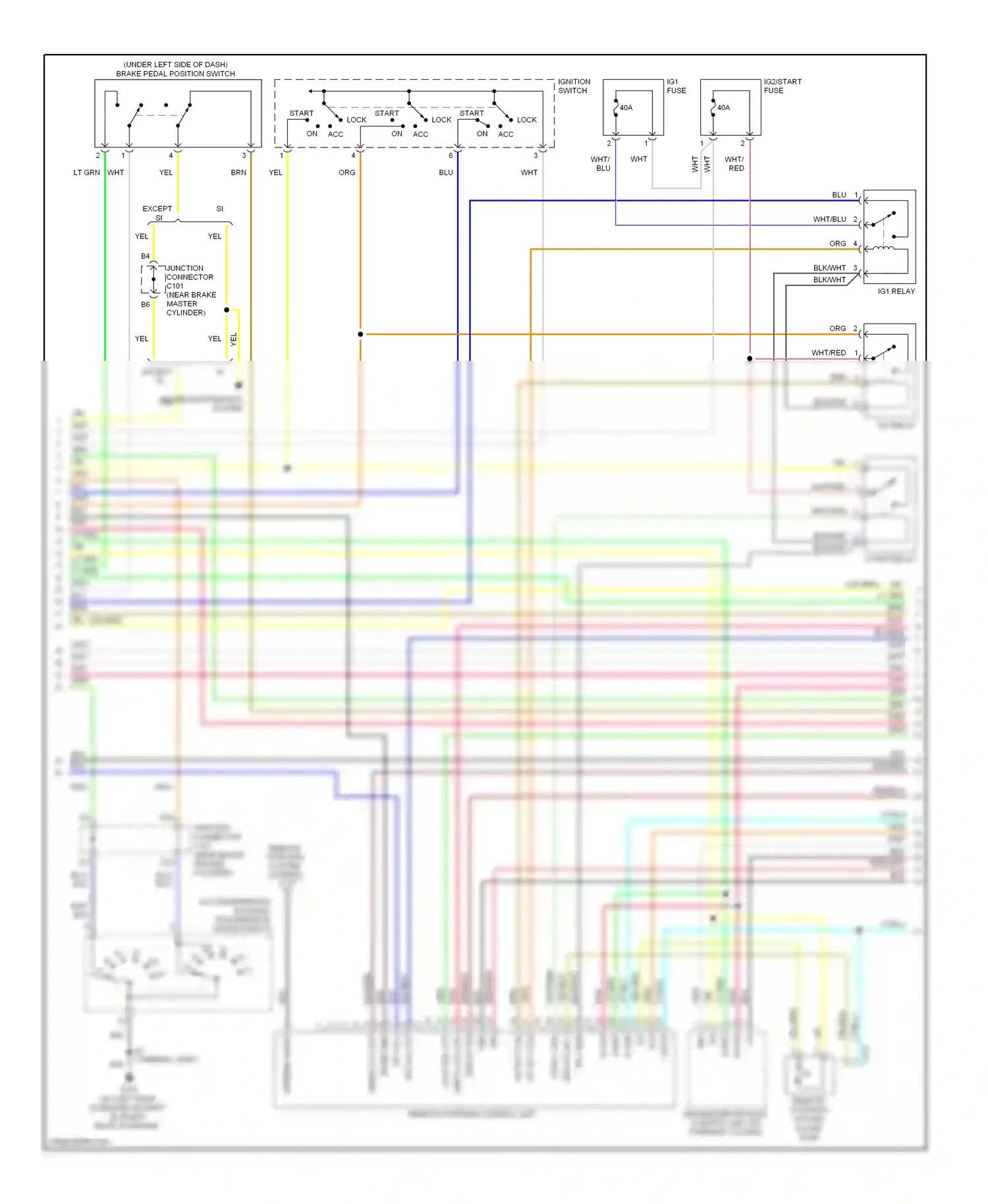 Wiring diagram b-can for Honda Civic VIII facelift (2008-2011) (12 of 12)