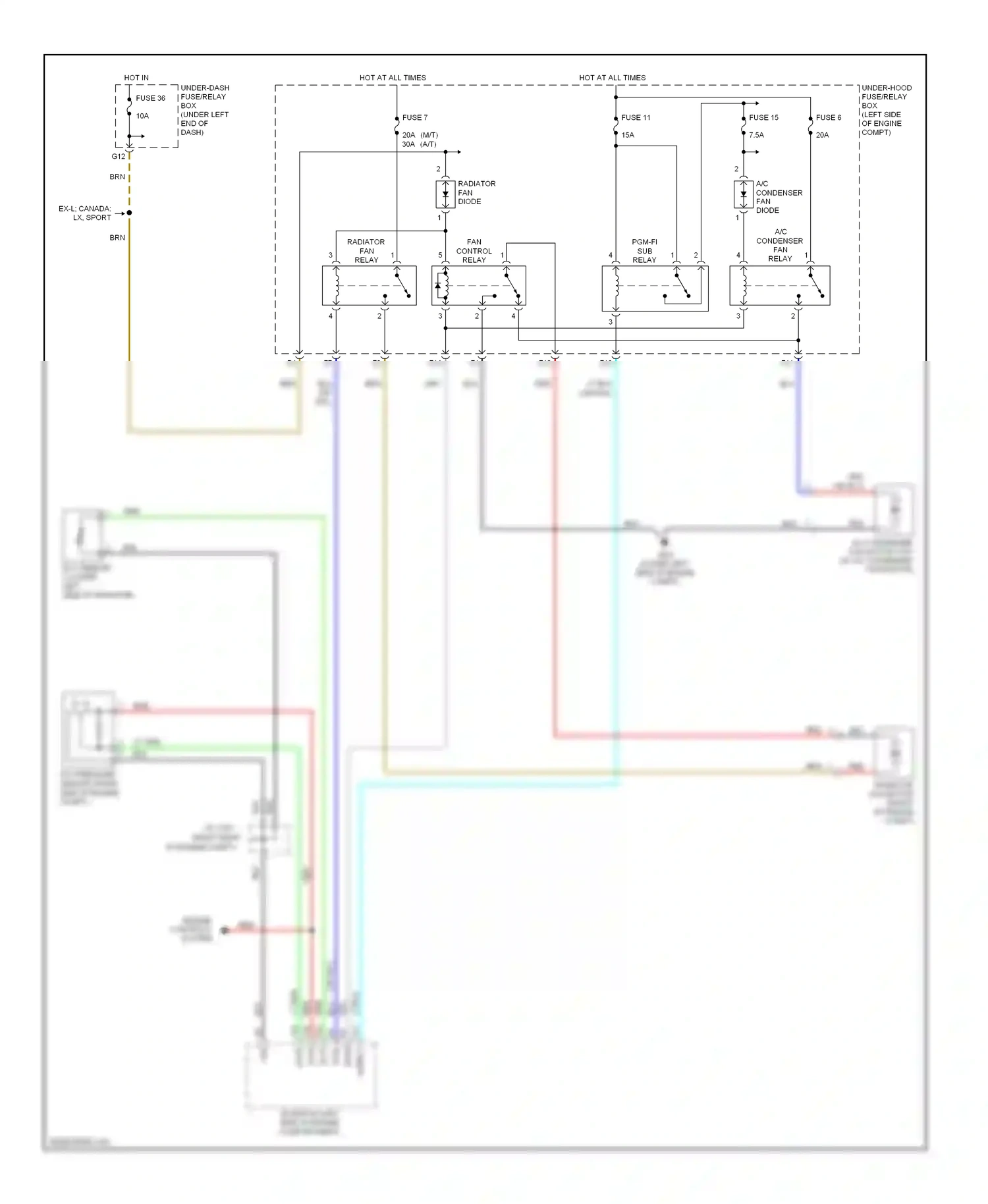 Wiring diagram blk for Honda Civic VIII facelift (2008-2011) (21 of 163)