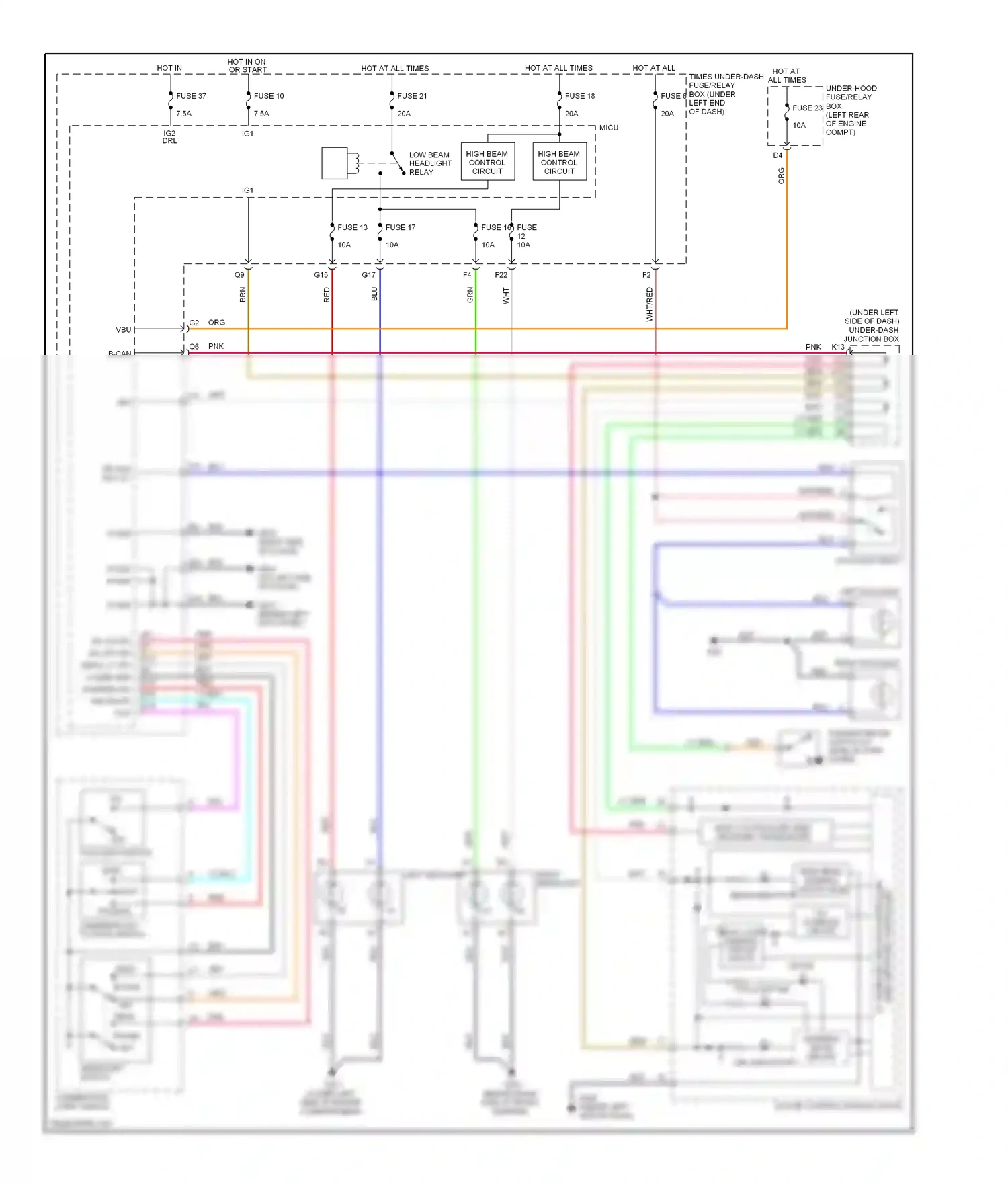 Wiring diagram blk for Honda Civic VIII facelift (2008-2011) (70 of 163)