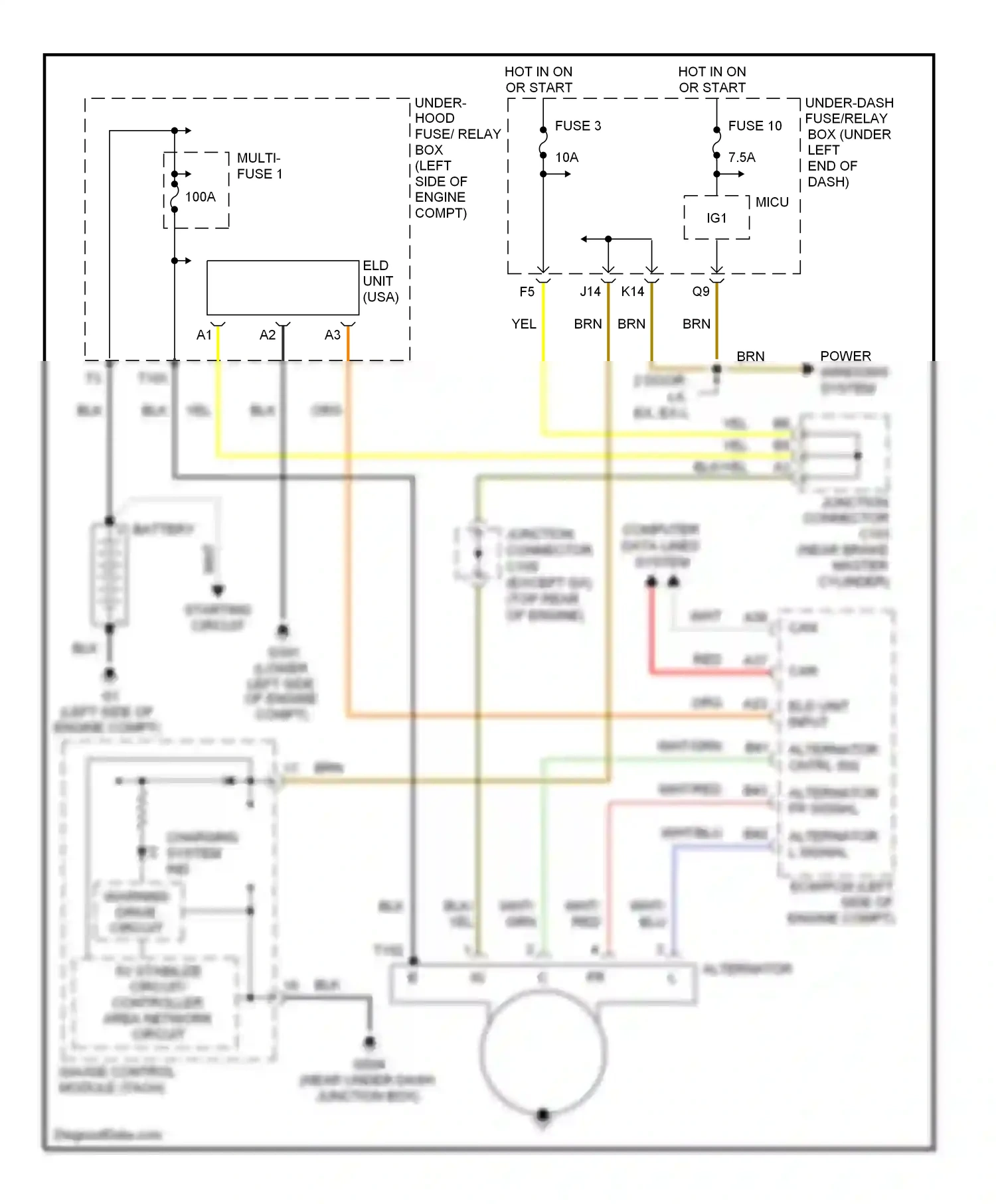 Wiring diagram blk for Honda Civic VIII facelift (2008-2011) (142 of 163)