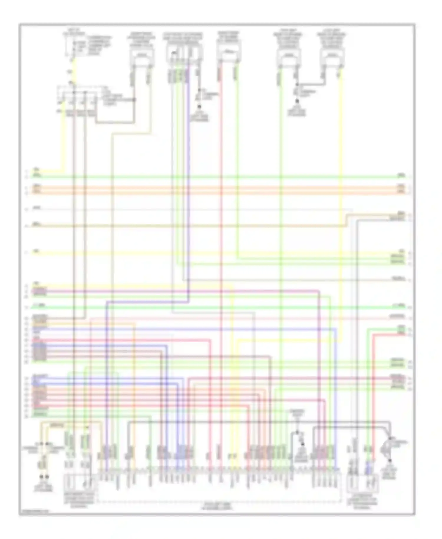 Wiring diagram blk/org for Honda Civic VIII facelift (2008-2011) (3 of 3)