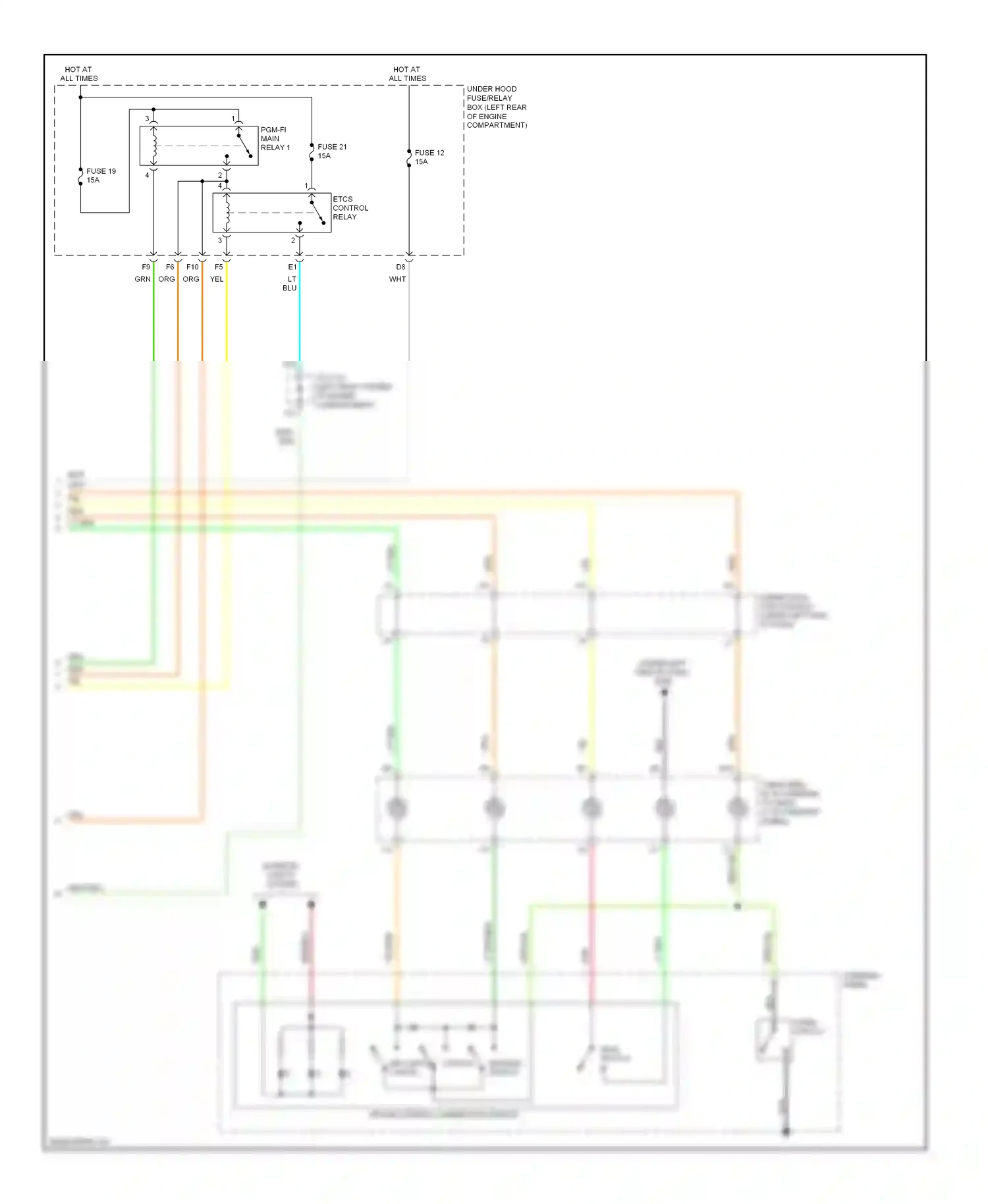 Wiring diagram blu for Honda Civic VIII facelift (2008-2011) (22 of 131)