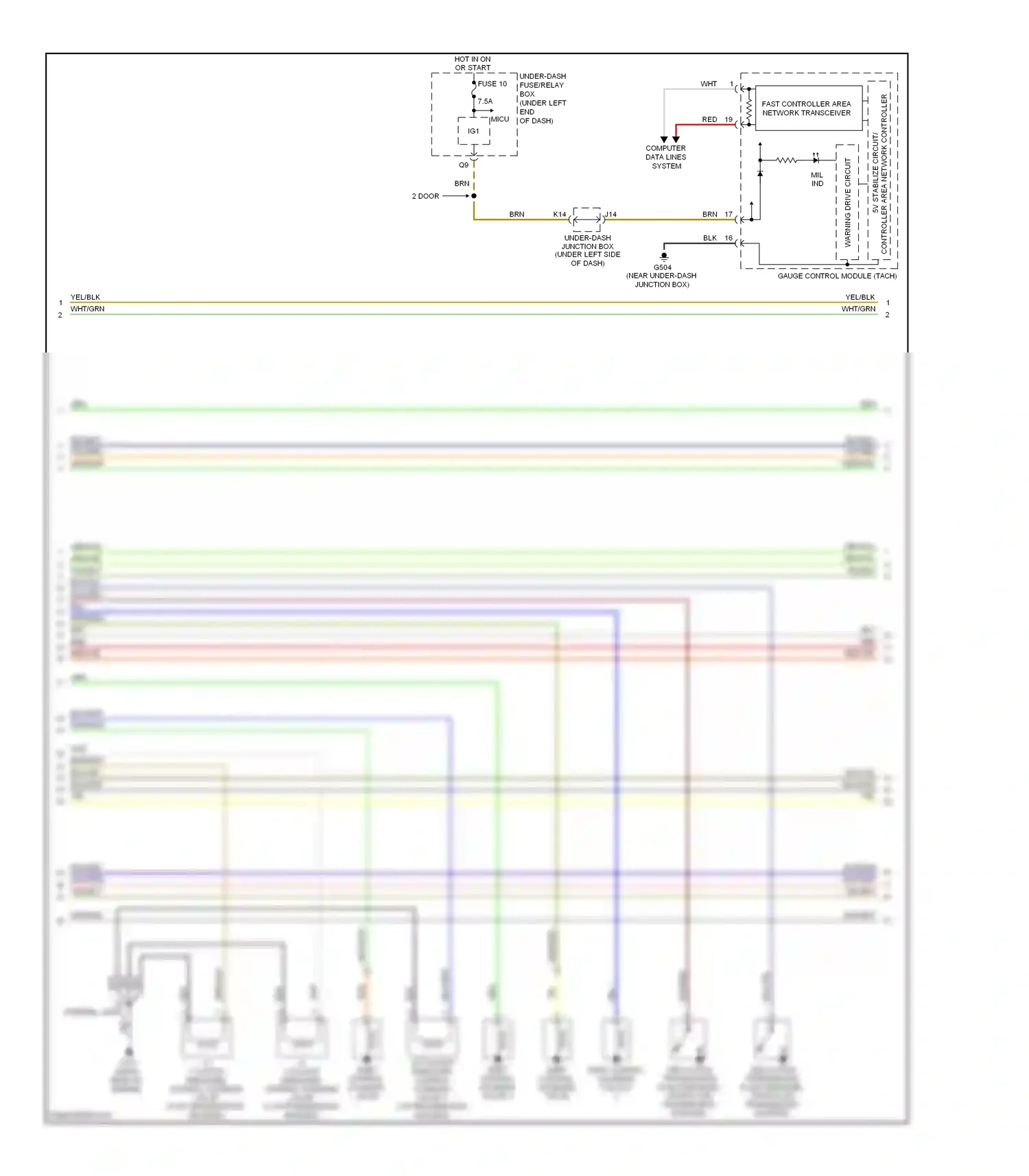 Wiring diagram blu for Honda Civic VIII facelift (2008-2011) (46 of 131)