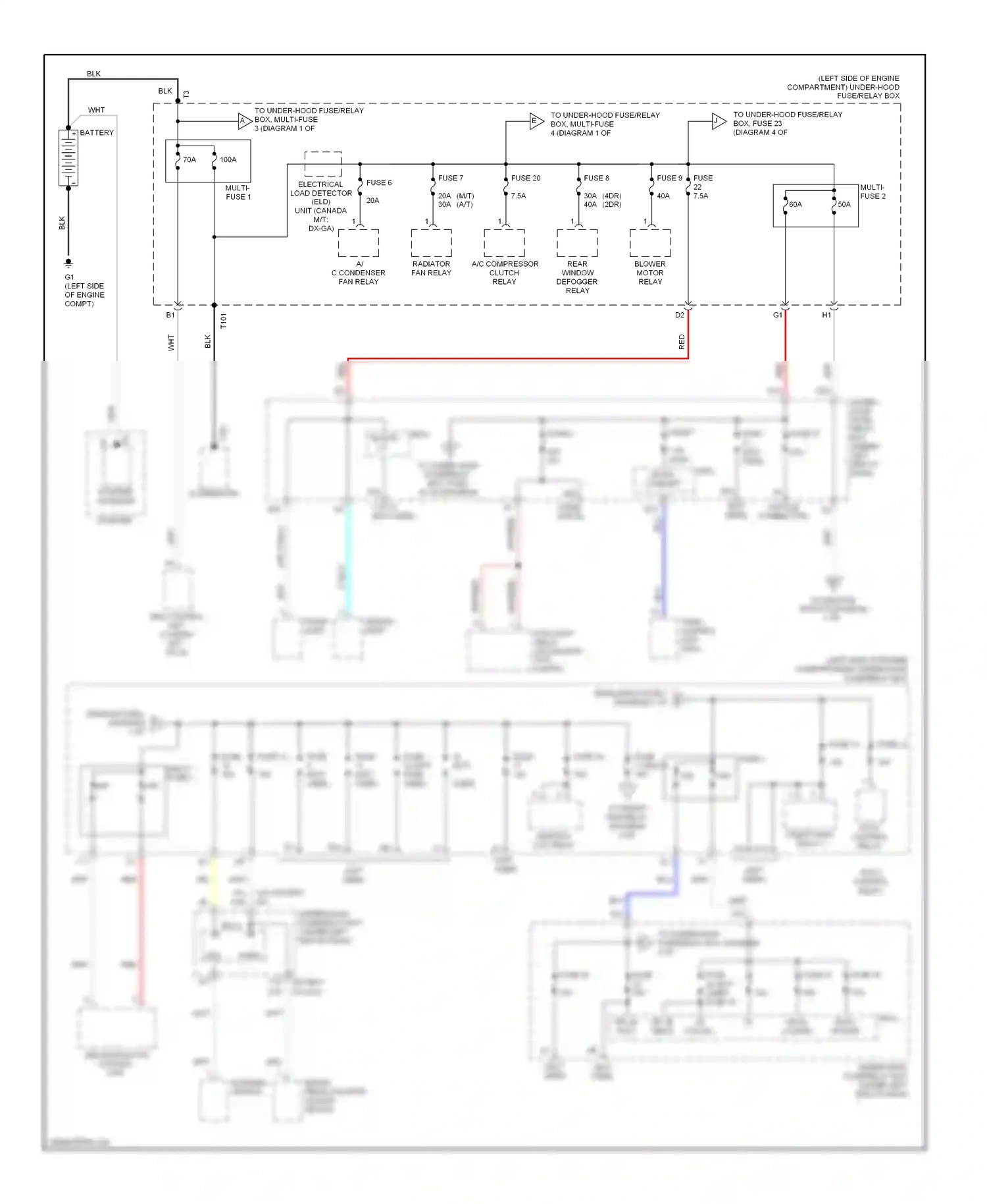 Wiring diagram blu for Honda Civic VIII facelift (2008-2011) (67 of 131)