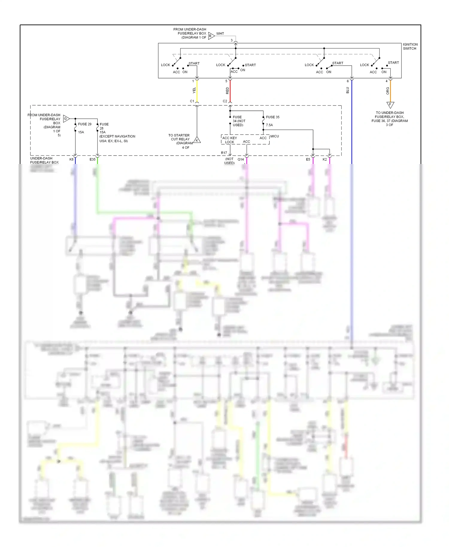 Wiring diagram blu for Honda Civic VIII facelift (2008-2011) (71 of 131)