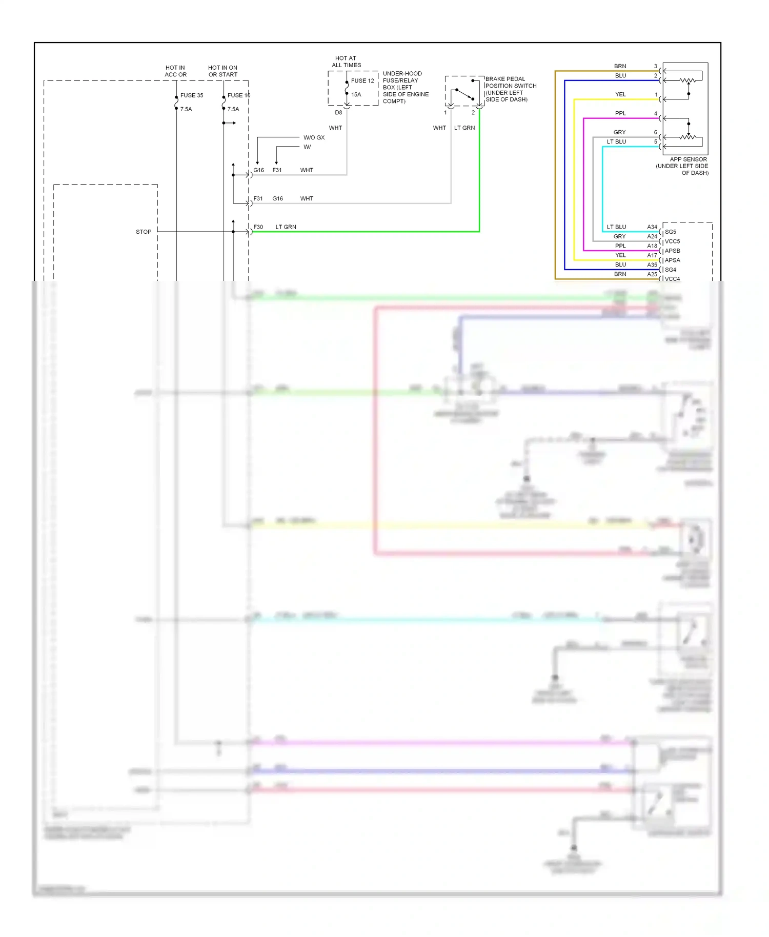 Wiring diagram blu for Honda Civic VIII facelift (2008-2011) (108 of 131)