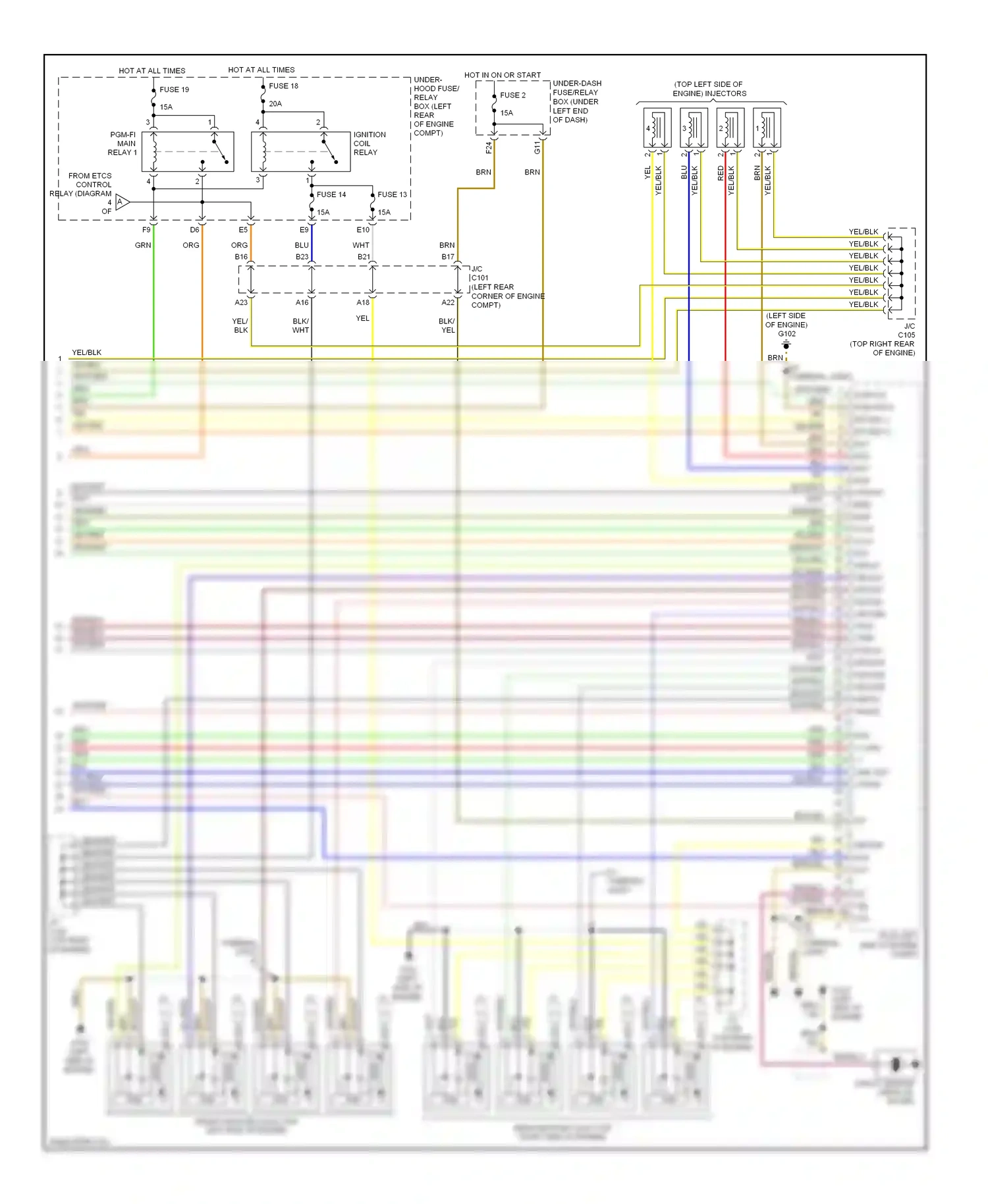 Wiring diagram blu for Honda Civic VIII facelift (2008-2011) (32 of 131)