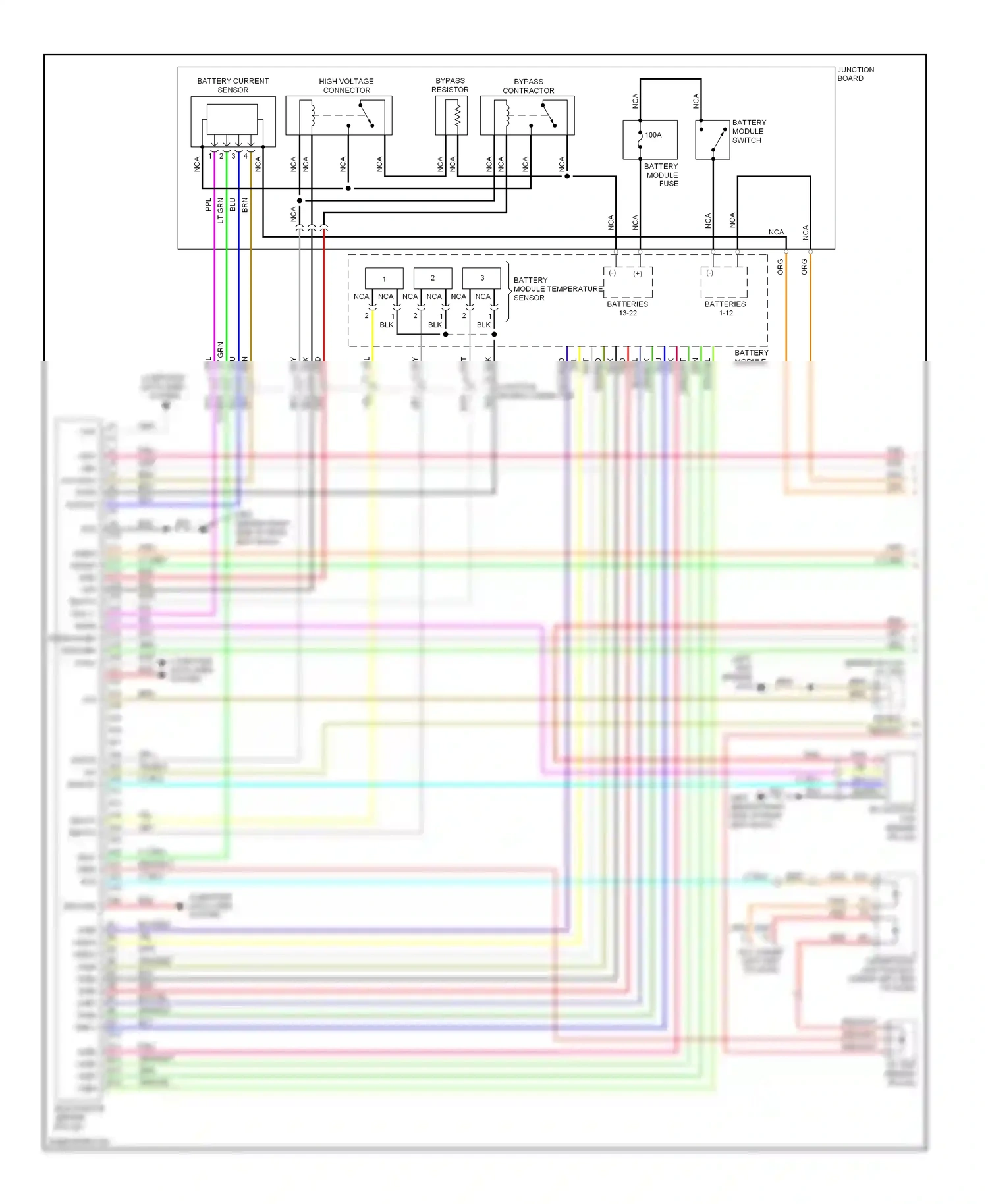 Wiring diagram blu/red for Honda Civic VIII facelift (2008-2011) (10 of 16)