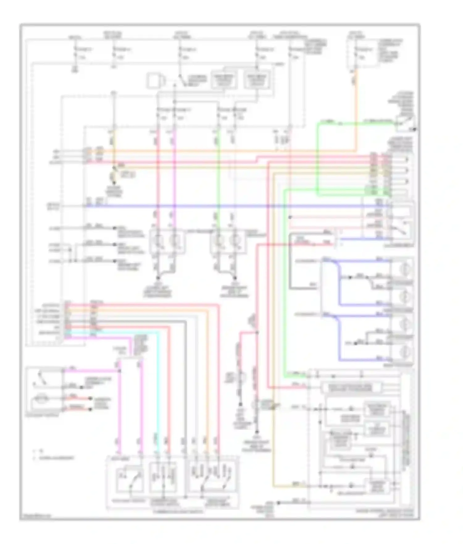 Wiring diagram combination light switch for Honda Civic VIII facelift (2008-2011) (5 of 8)