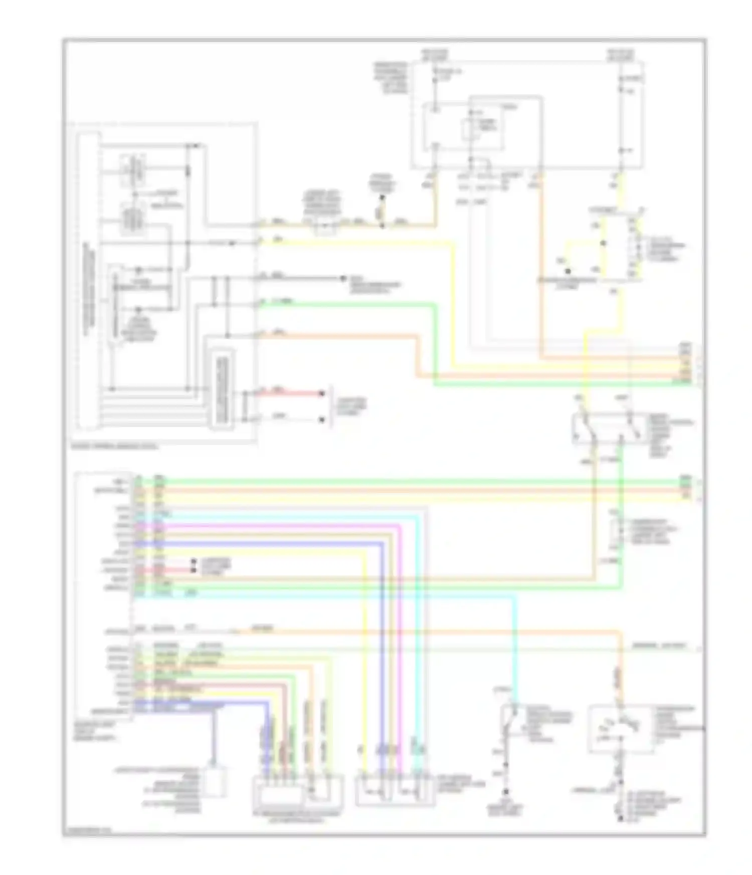 Wiring diagram computer data lines system for Honda Civic VIII facelift (2008-2011) (5 of 31)
