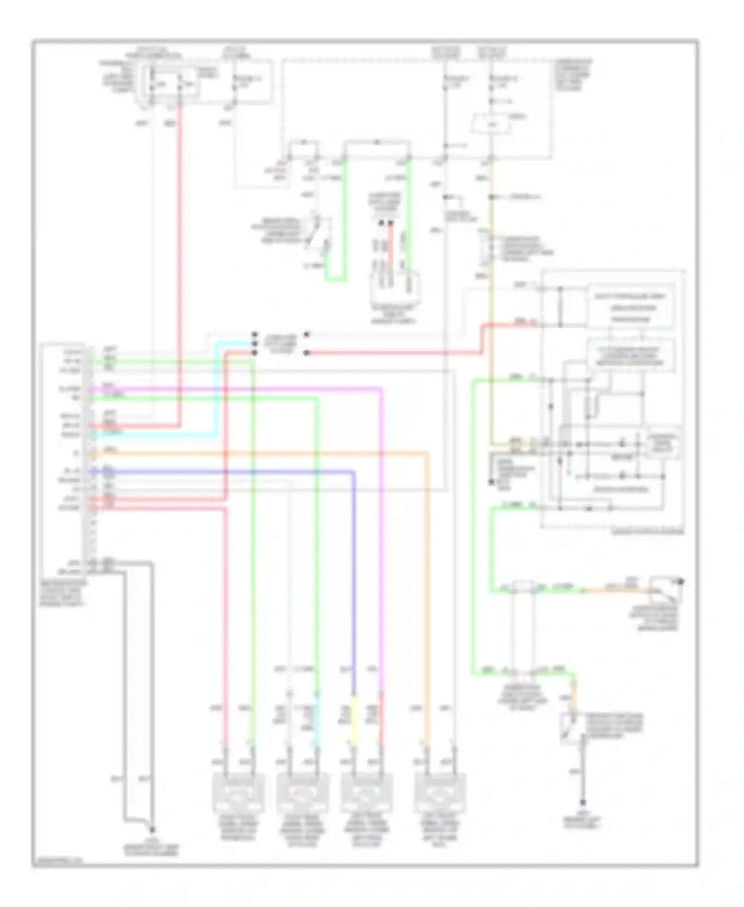 Wiring diagram controller area network controller for Honda Civic VIII facelift (2008-2011) (3 of 16)