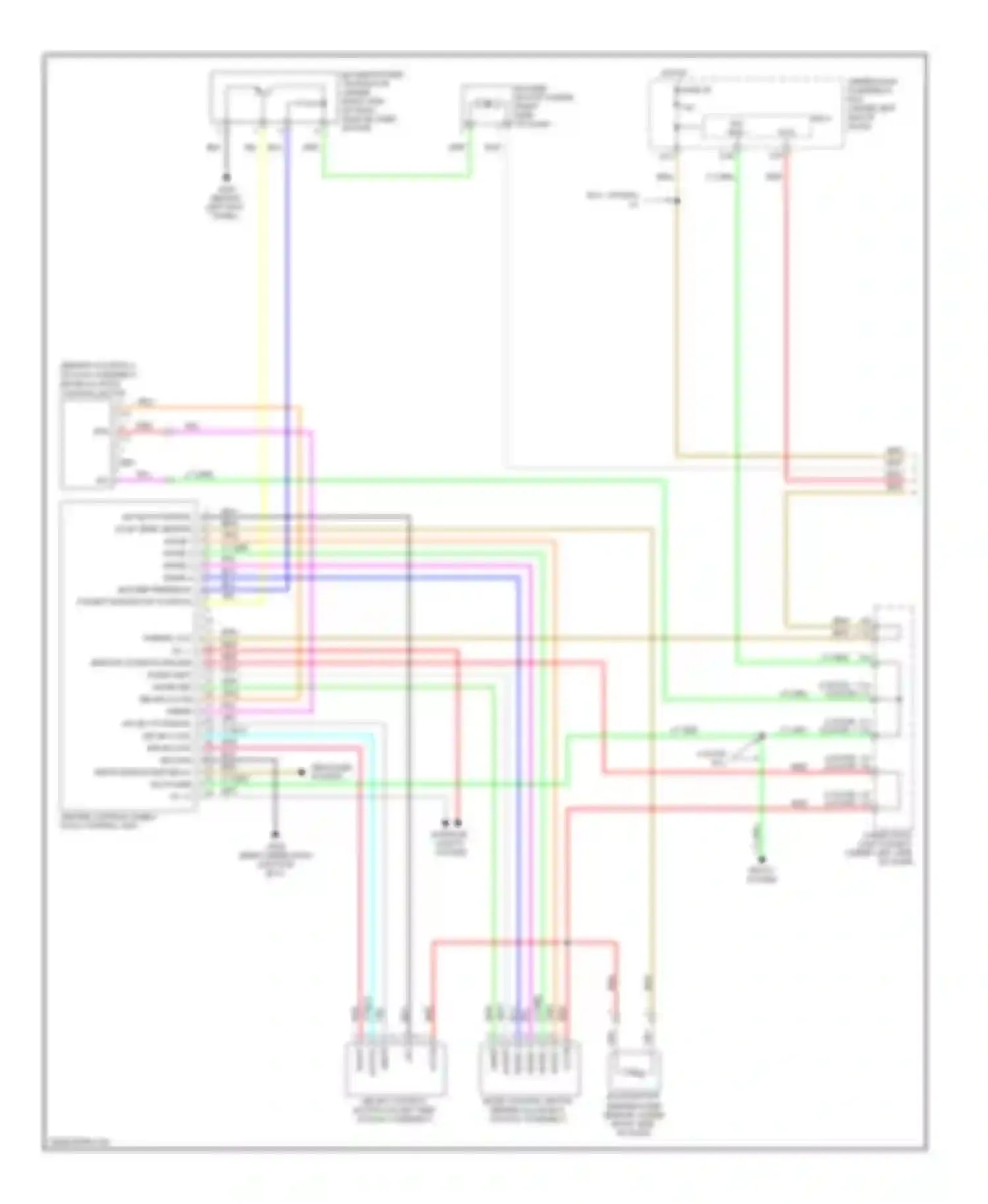 Wiring diagram defogger system for Honda Civic VIII facelift (2008-2011) (2 of 2)