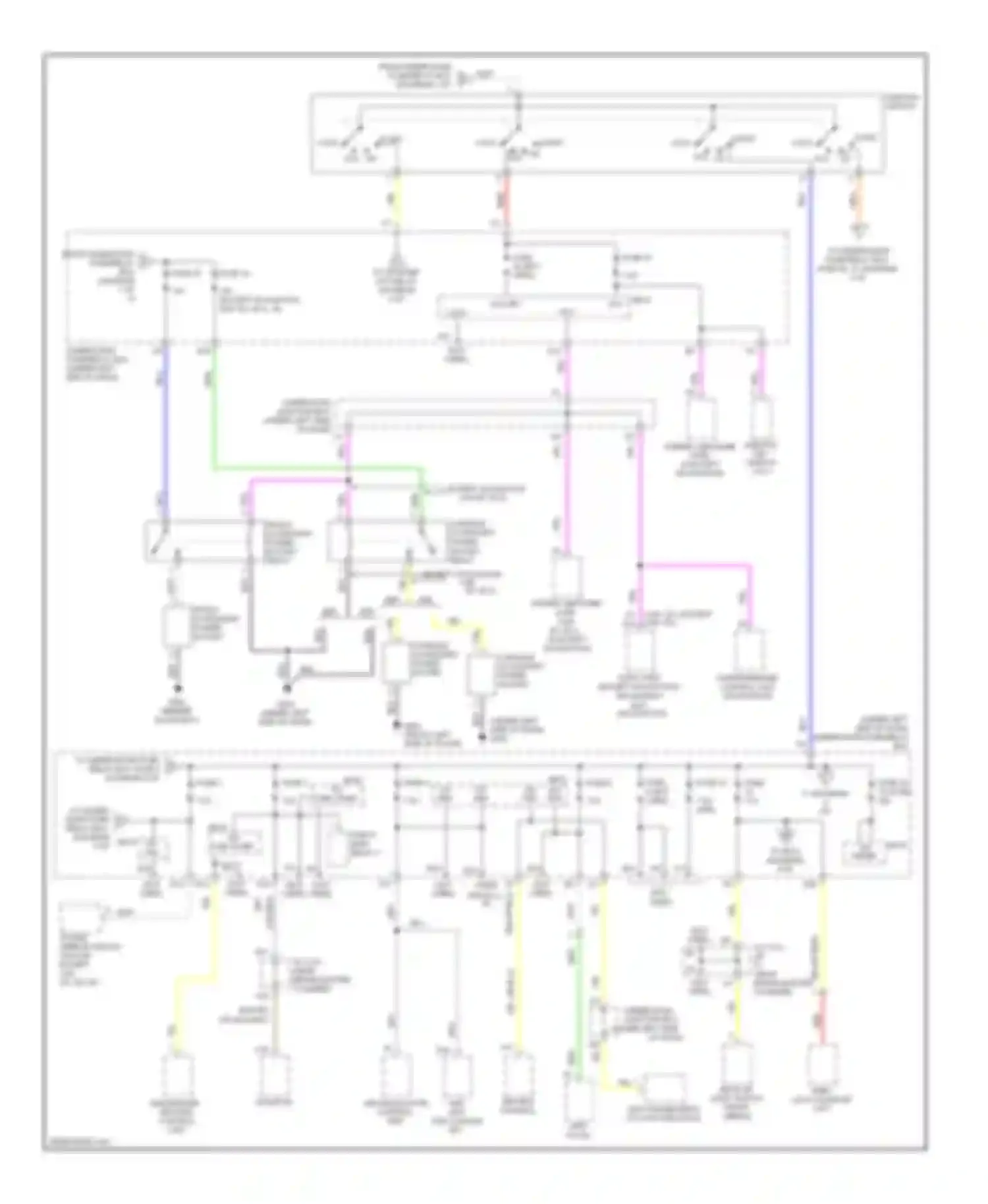 Wiring diagram ecm/pcm abs modulator- control unit for Honda Civic VIII facelift (2008-2011) (1 of 1)