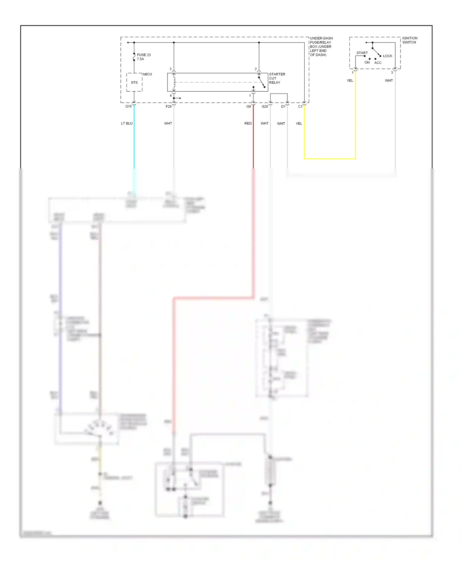 Wiring diagram eld unit for Honda Civic VIII facelift (2008-2011) (4 of 6)