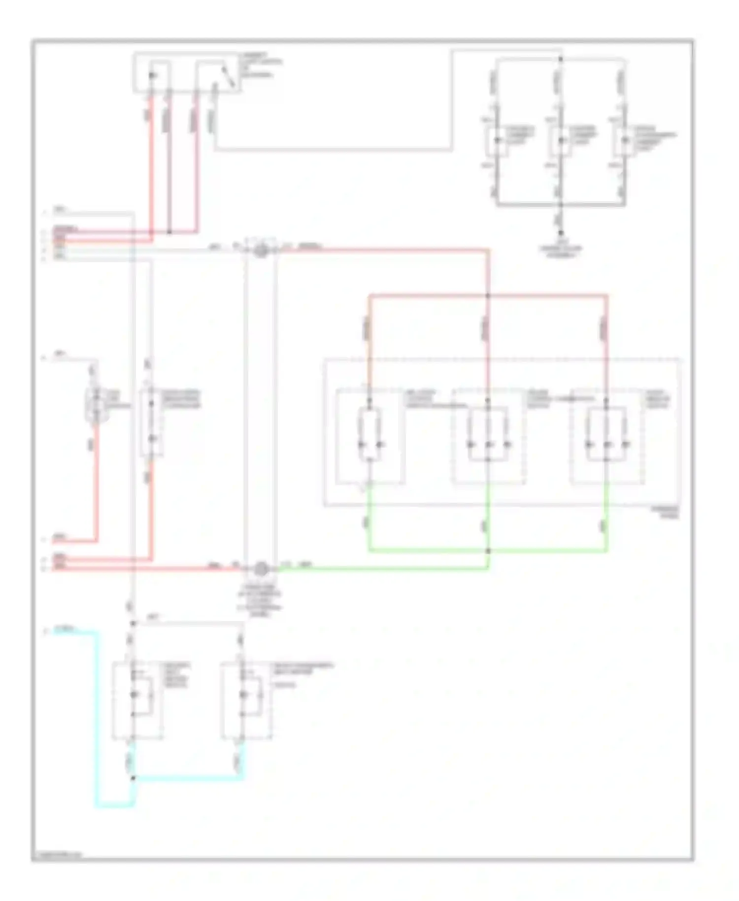 Wiring diagram front passenger's seat heater for Honda Civic VIII facelift (2008-2011) (3 of 3)