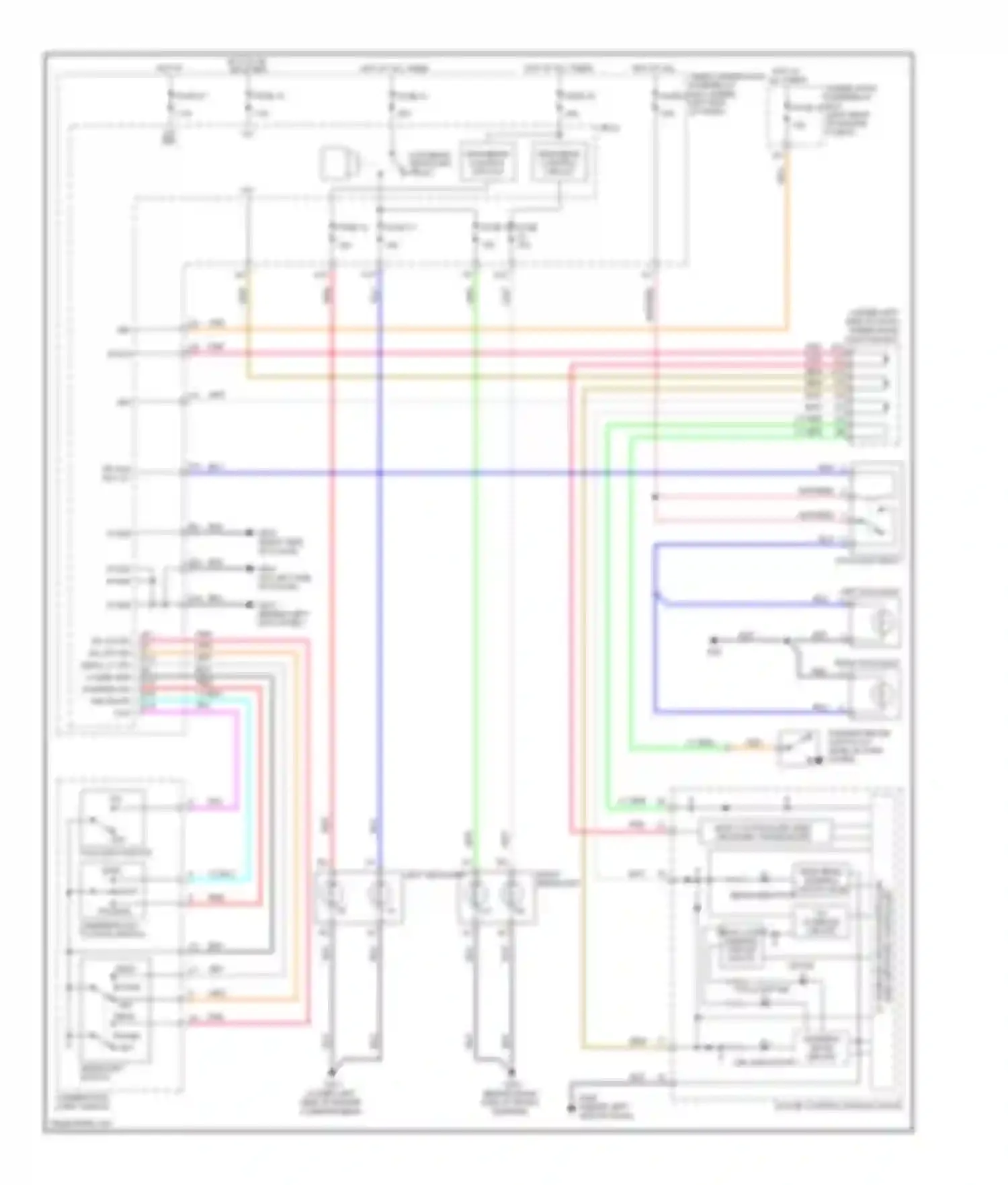 Wiring diagram high beam dimming circuit high beam indicator for Honda Civic VIII facelift (2008-2011) (1 of 1)