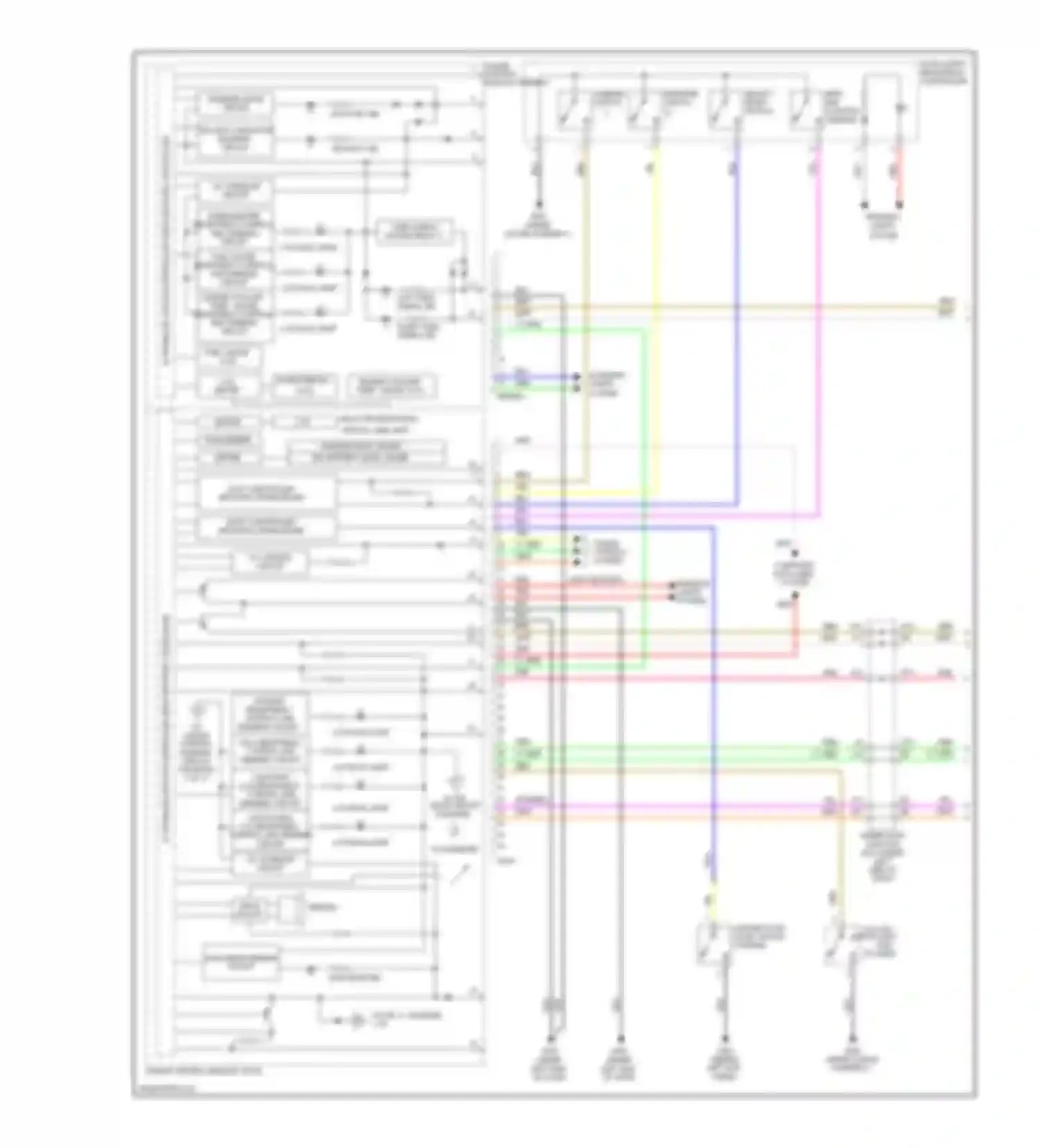 Wiring diagram lcd back light for Honda Civic VIII facelift (2008-2011) (3 of 3)