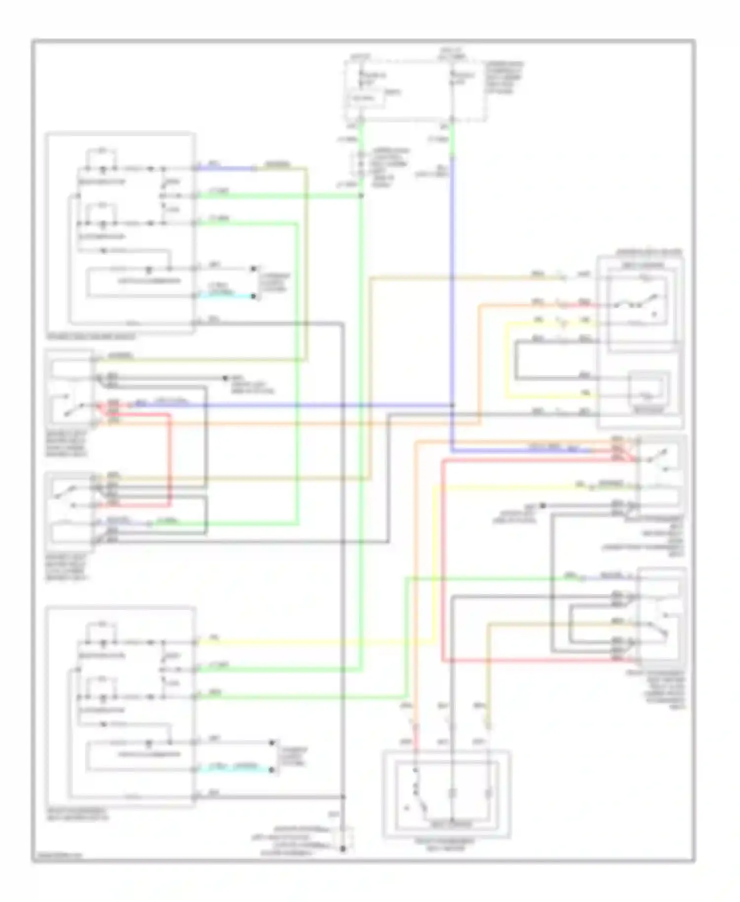 Wiring diagram low indicator for Honda Civic VIII facelift (2008-2011) (1 of 2)