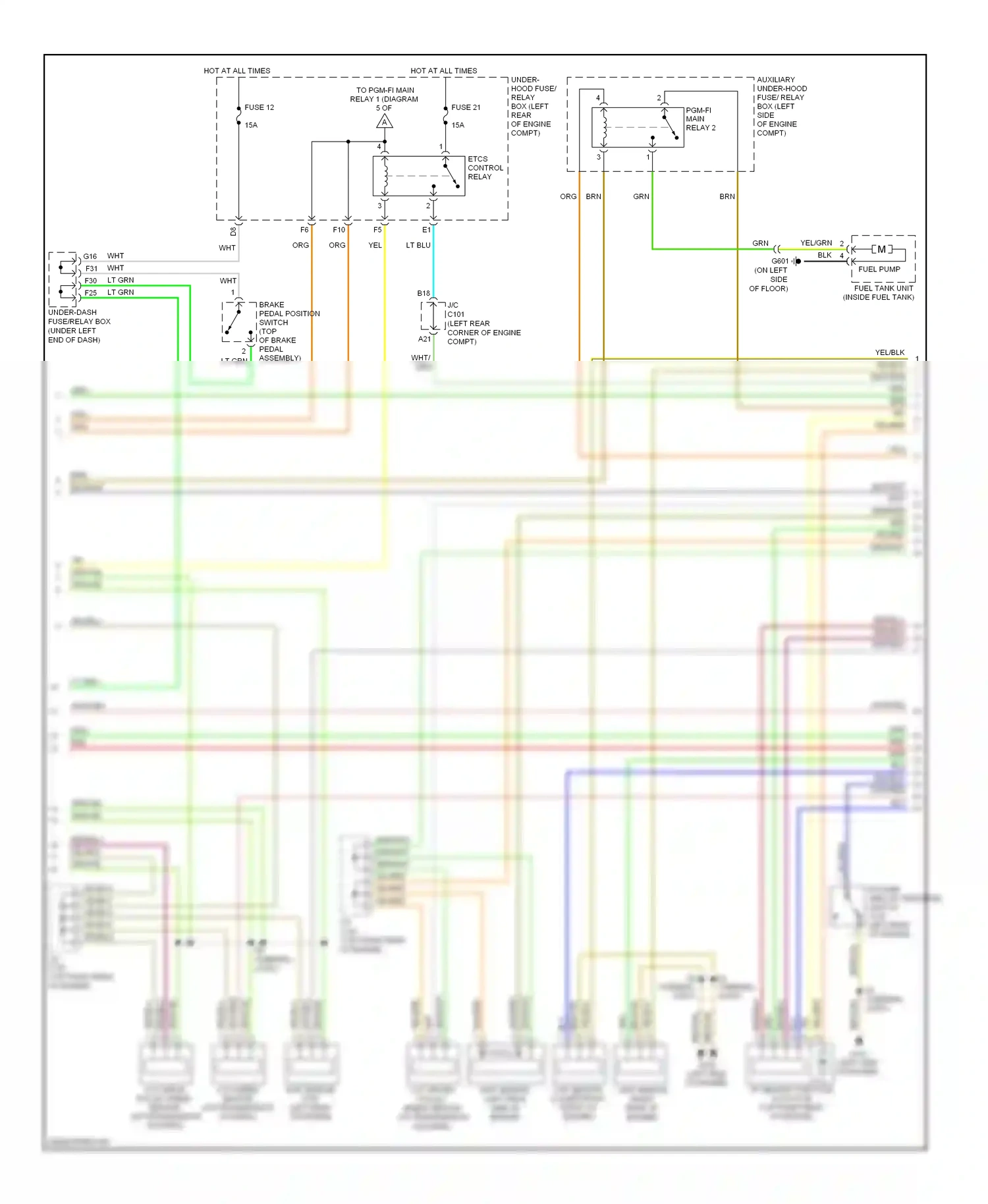 Wiring diagram lt blu for Honda Civic VIII facelift (2008-2011) (27 of 92)